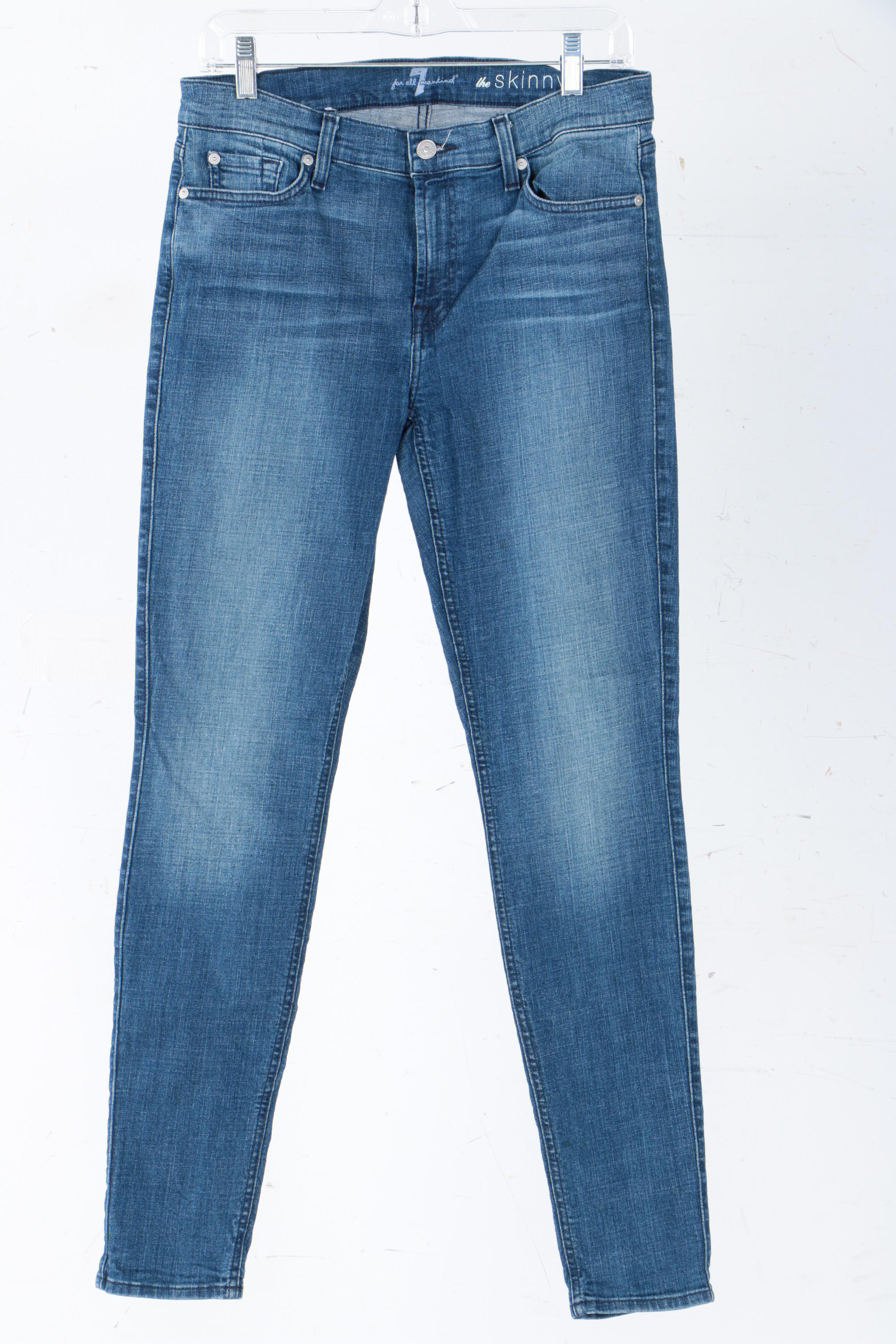 Assortment of Womens Jeans Including 7 for All Mankind