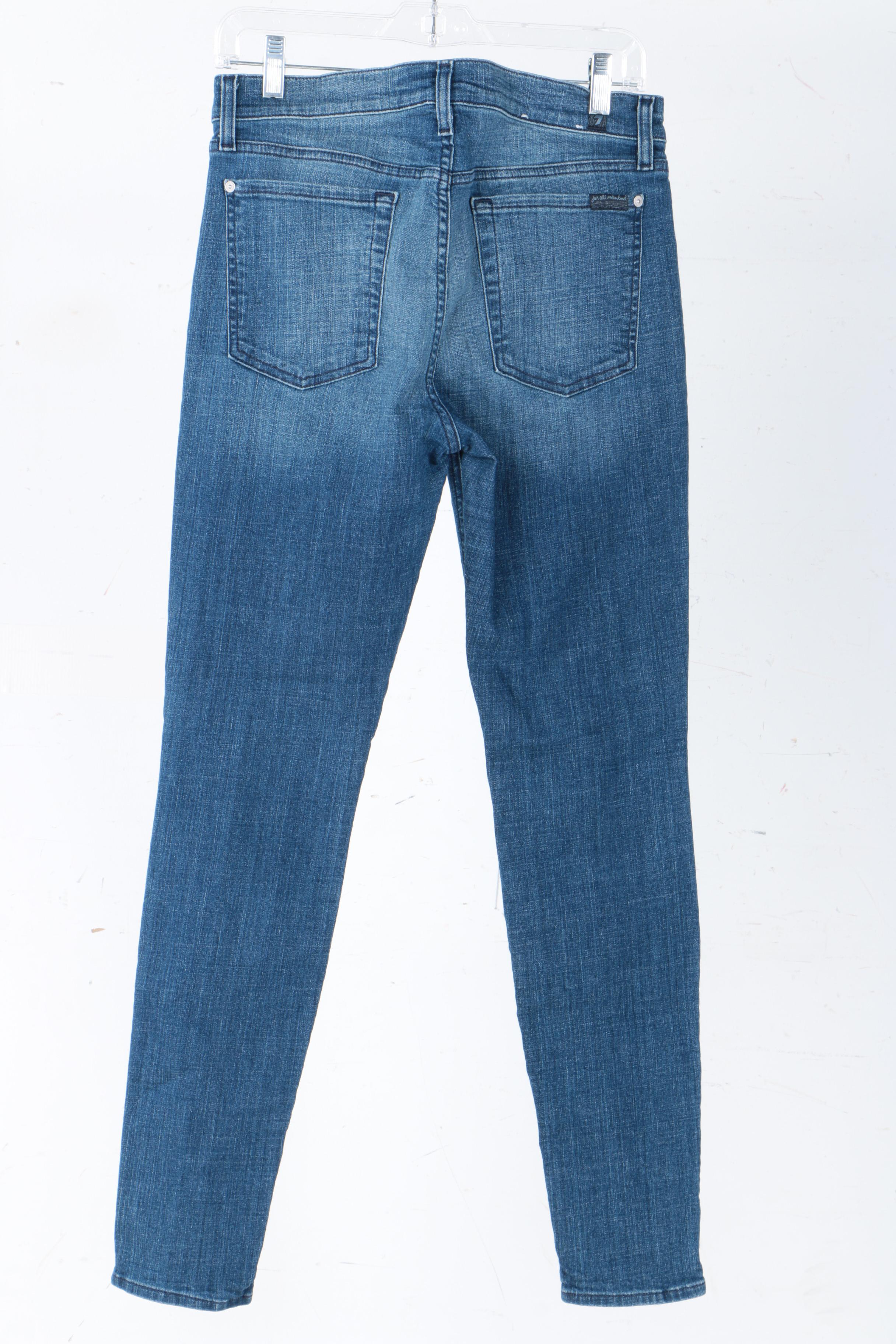 Assortment of Womens Jeans Including 7 for All Mankind