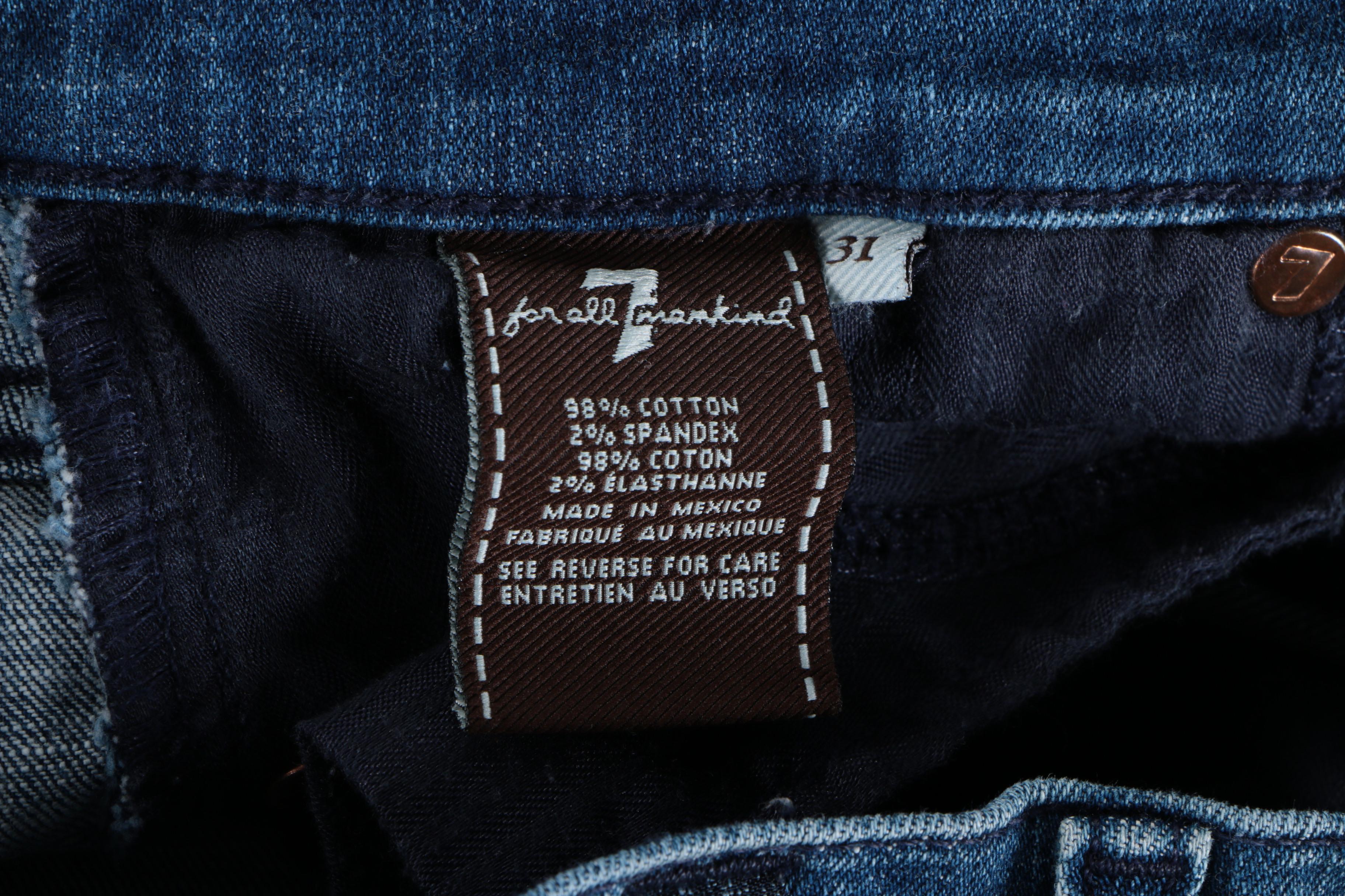 Assortment of Womens Jeans Including 7 for All Mankind