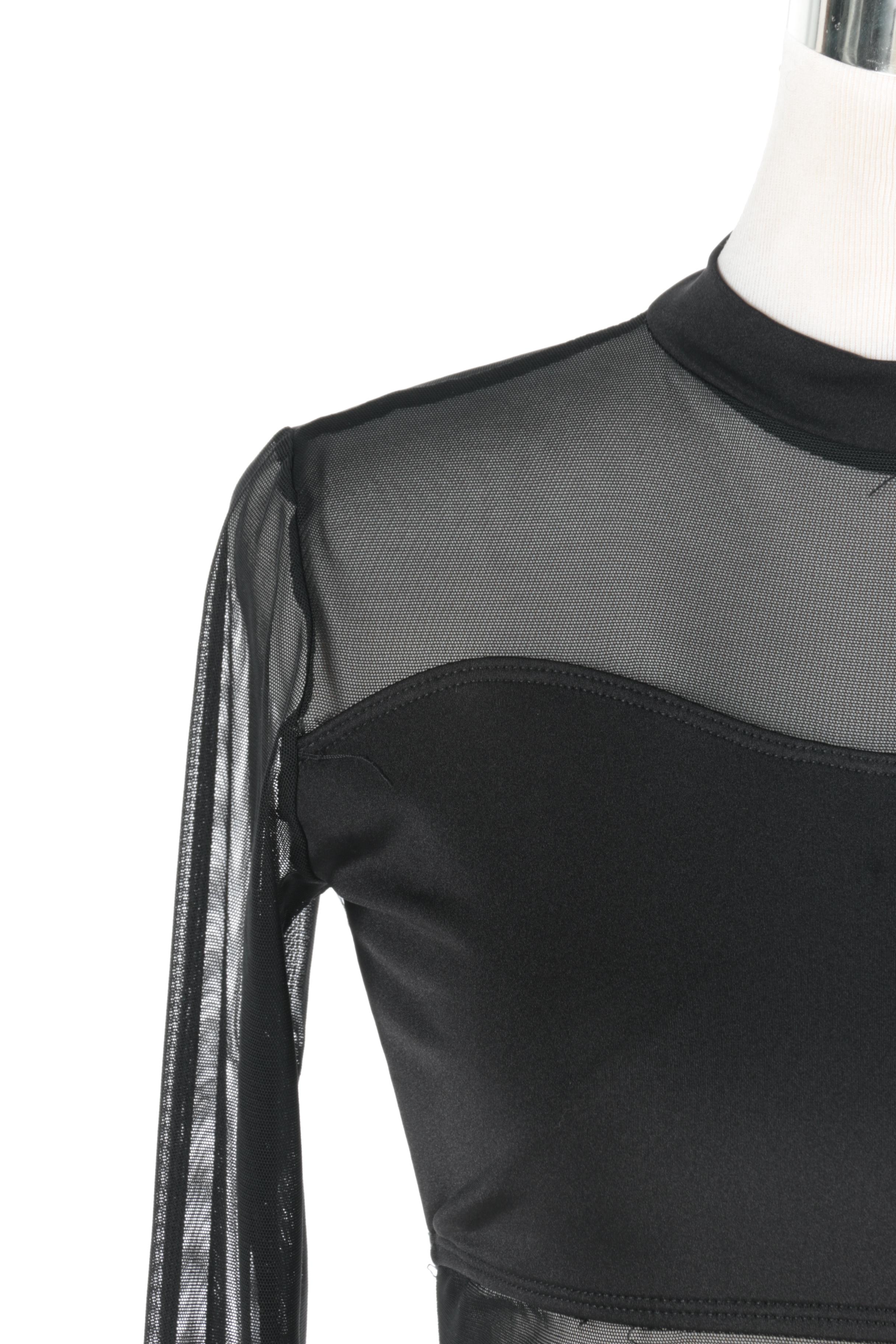 Black Bodysuit Romper by Natalie Dance Wear