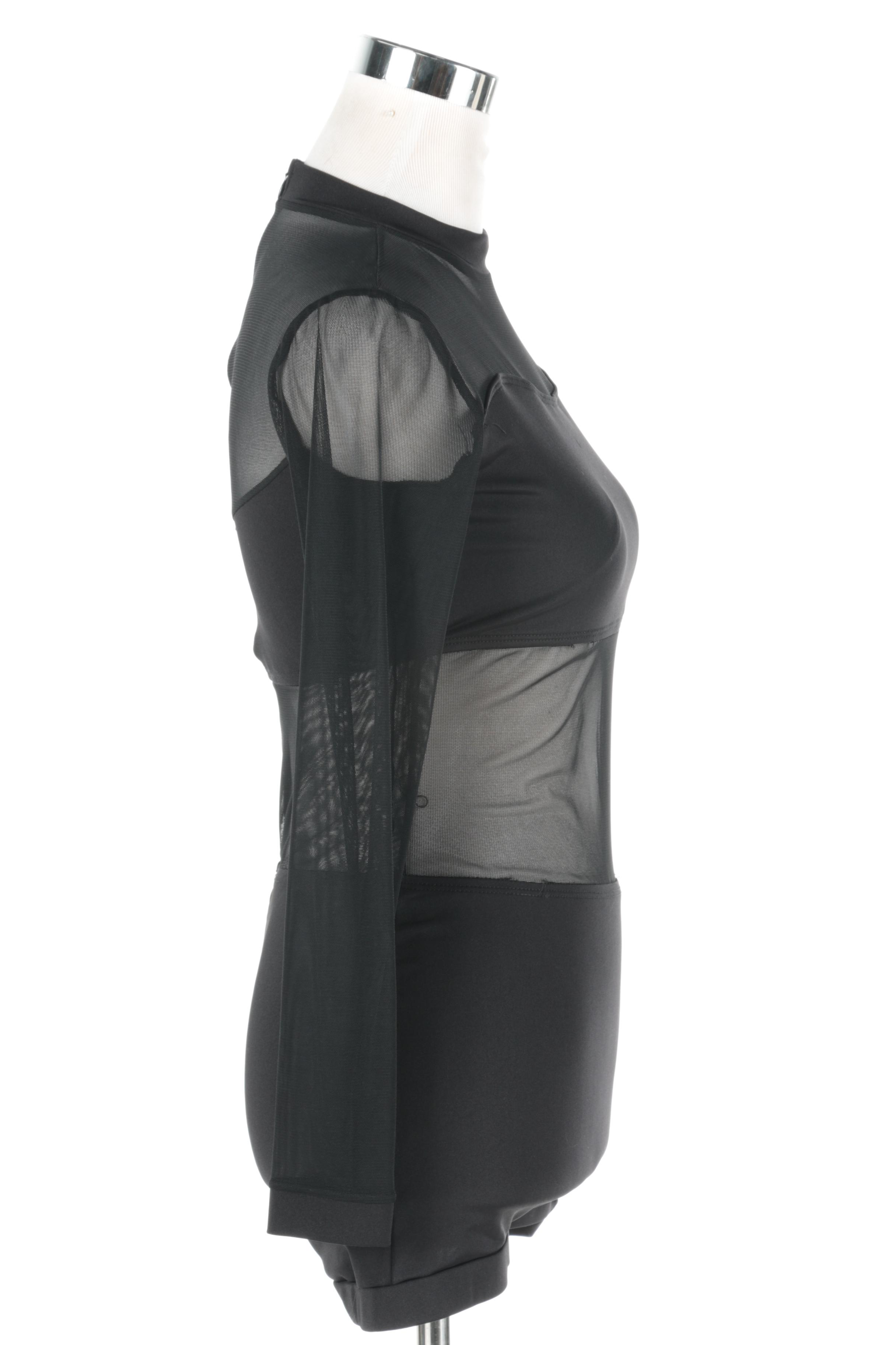 Black Bodysuit Romper by Natalie Dance Wear