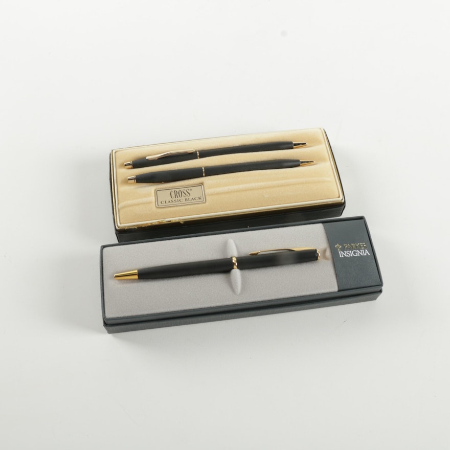Parker and Cross Pens