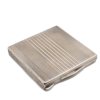 Art Deco 800 Silver Compact