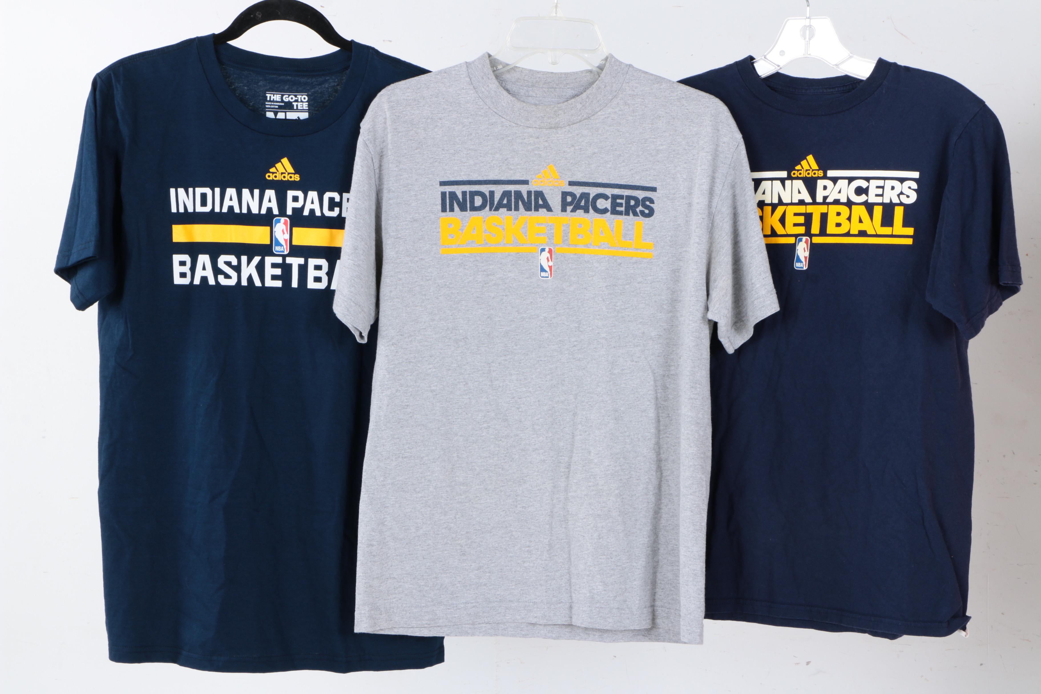 Assortment of Indiana Pacers Clothing and Accessories