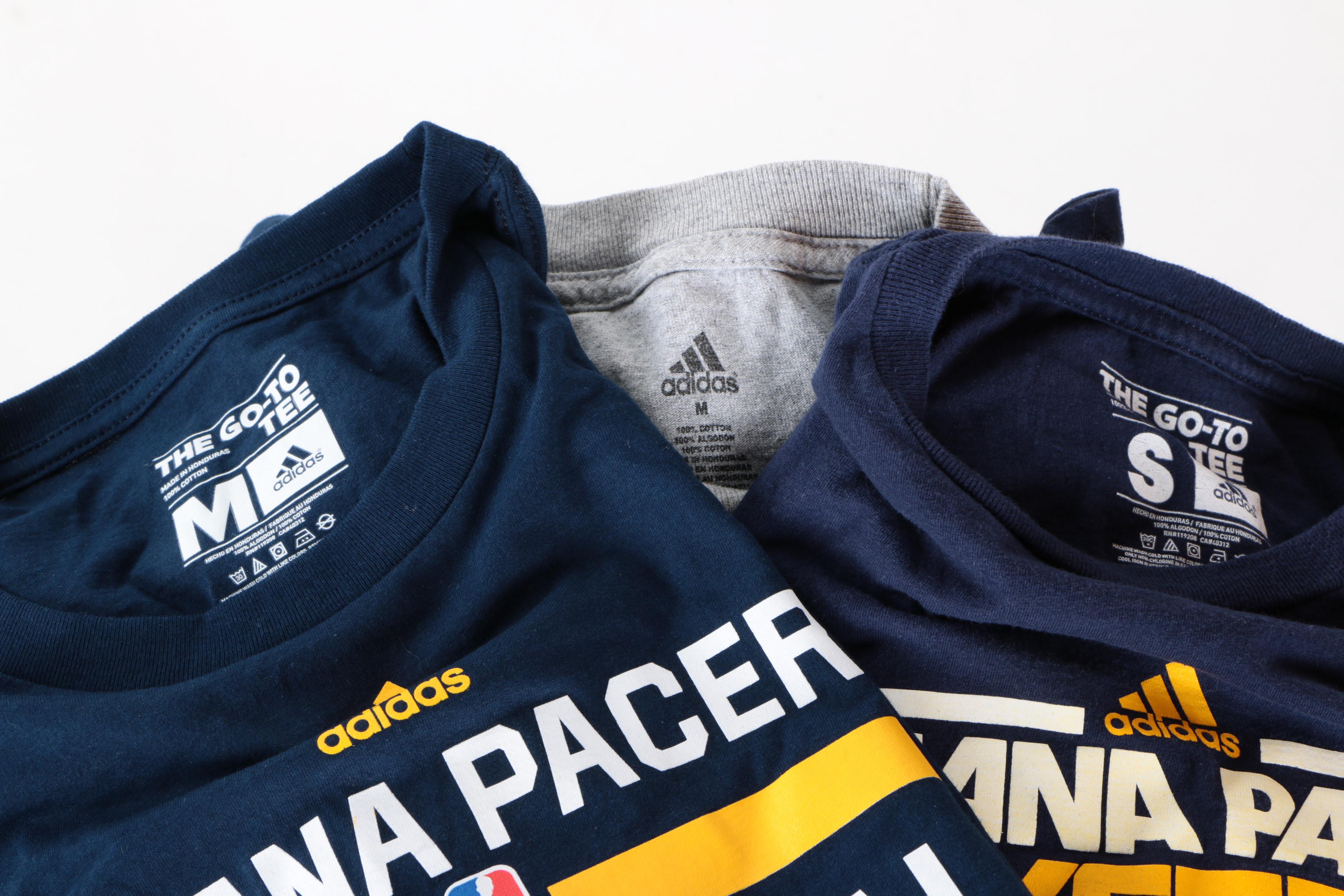 Assortment of Indiana Pacers Clothing and Accessories