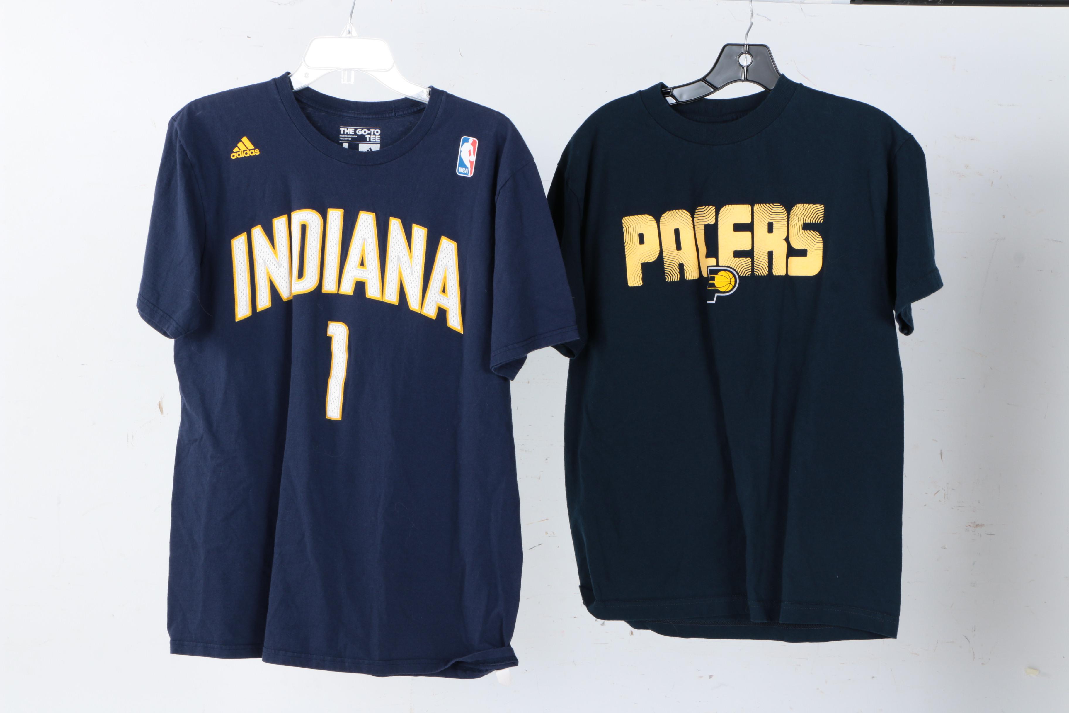 Assortment of Indiana Pacers Clothing and Accessories