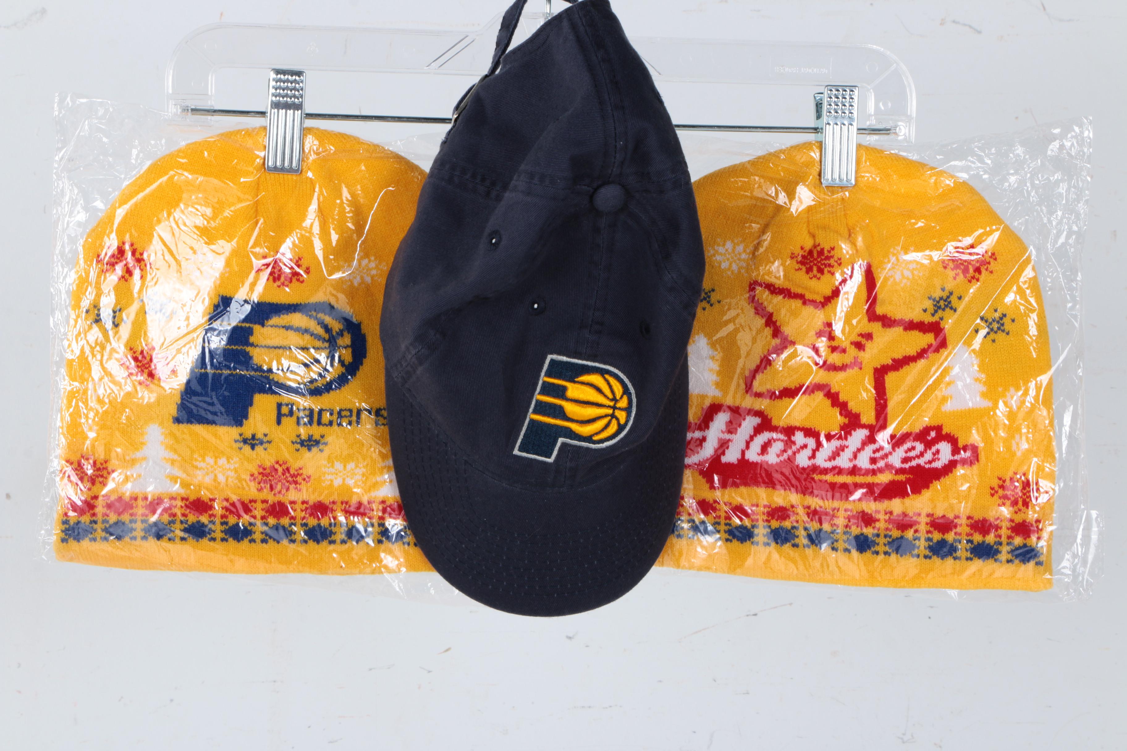 Assortment of Indiana Pacers Clothing and Accessories