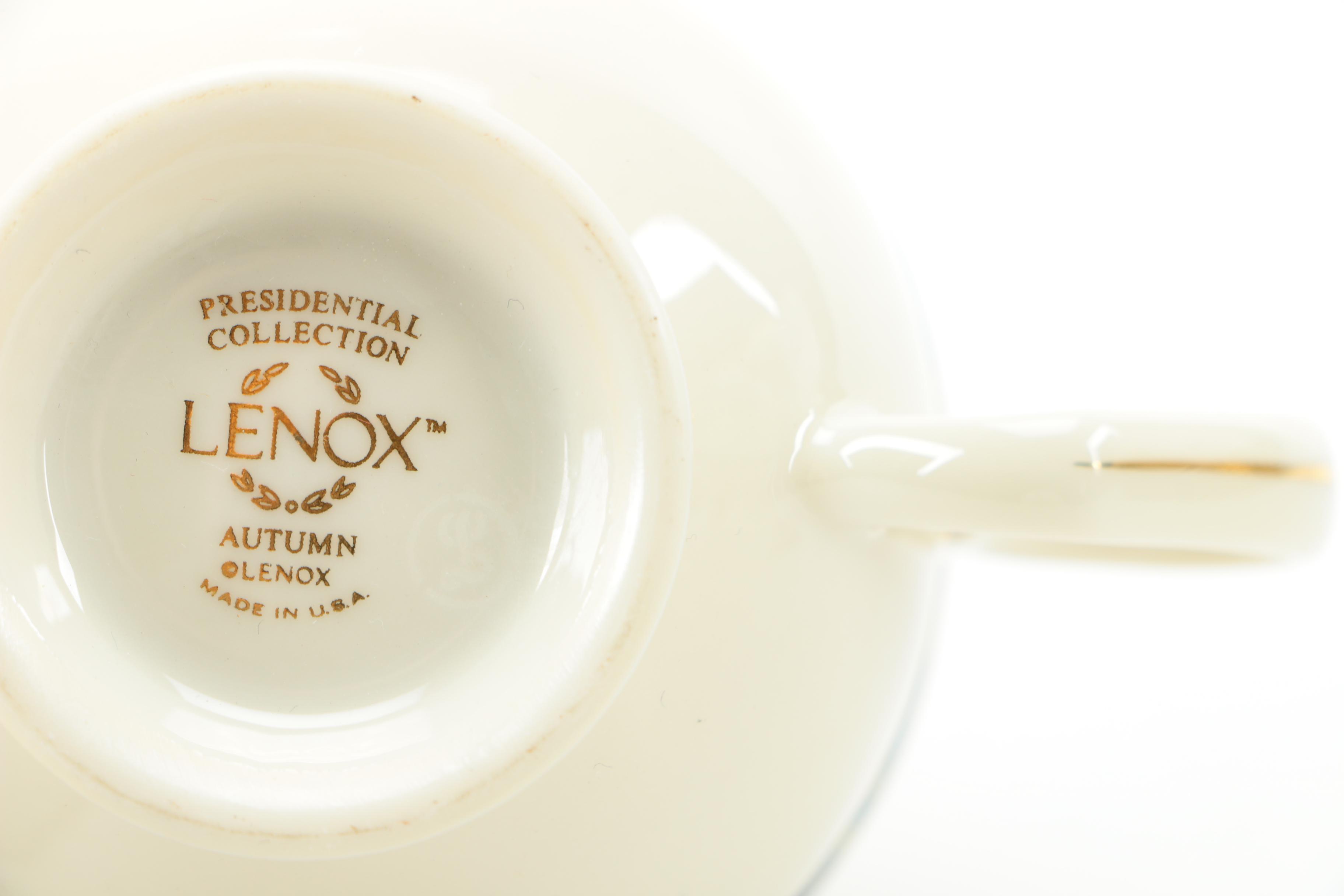 Lenox Presidential "Autumn" Bone China Tableware