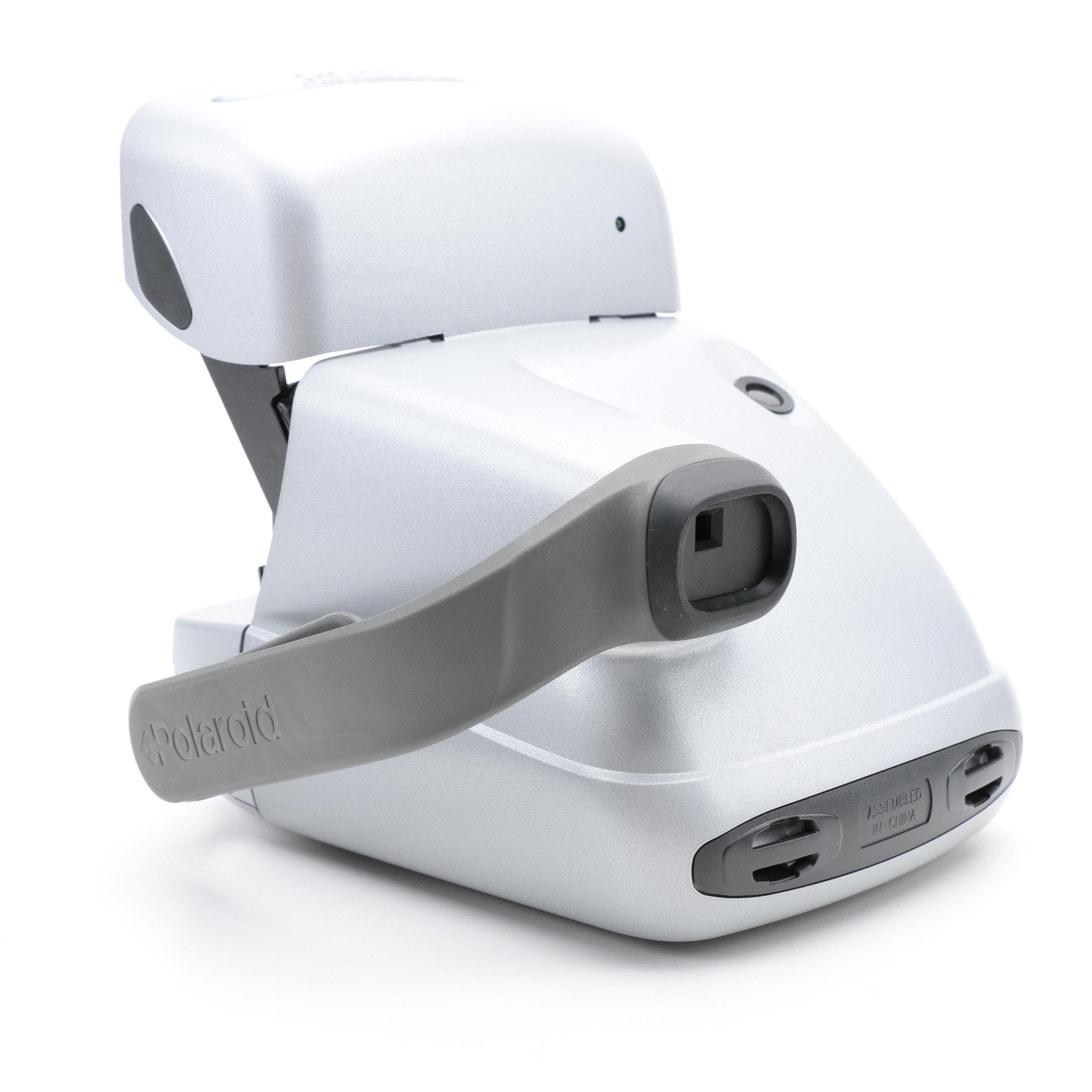 Silver Express Polaroid Camera with Two Boxes of Instant Film