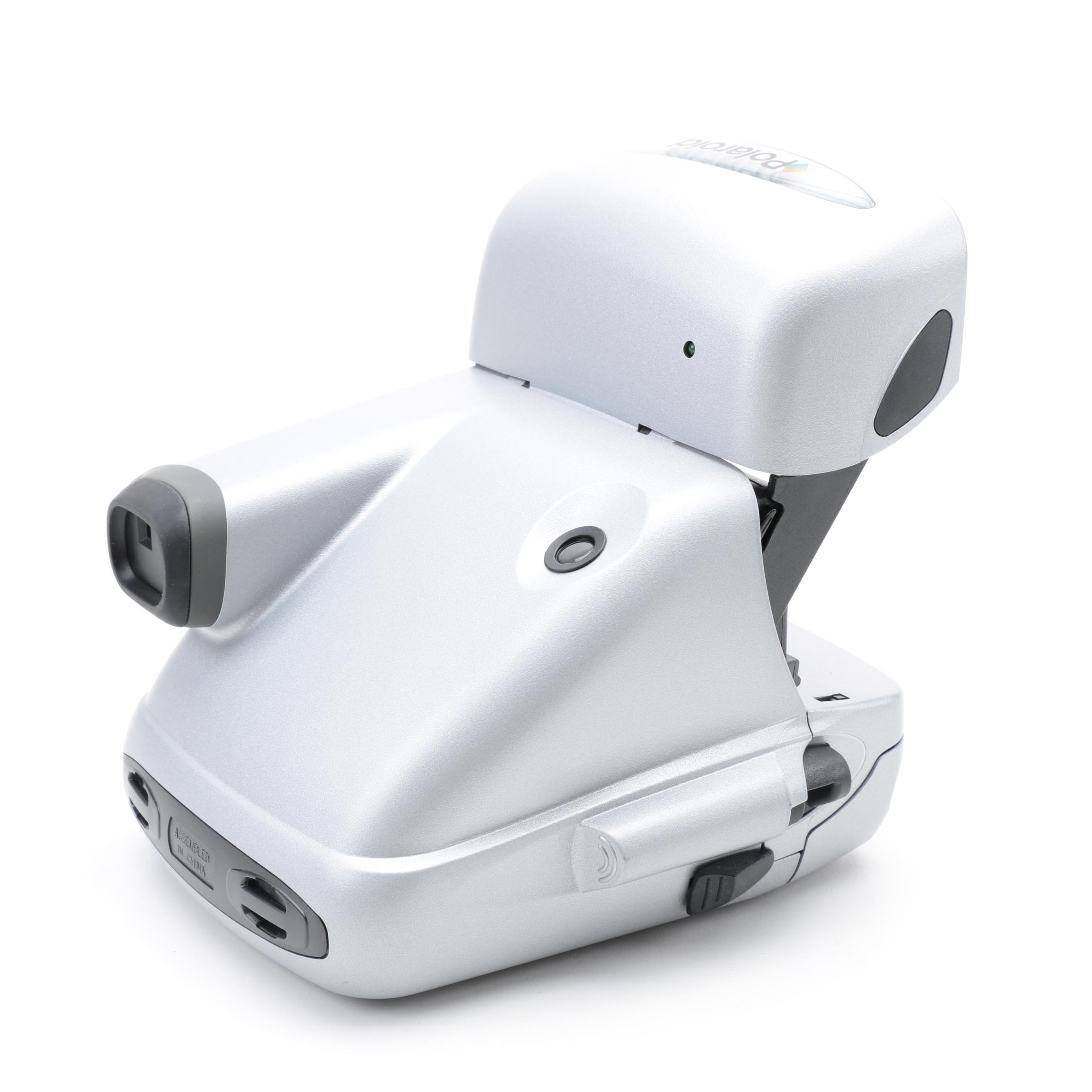 Silver Express Polaroid Camera with Two Boxes of Instant Film