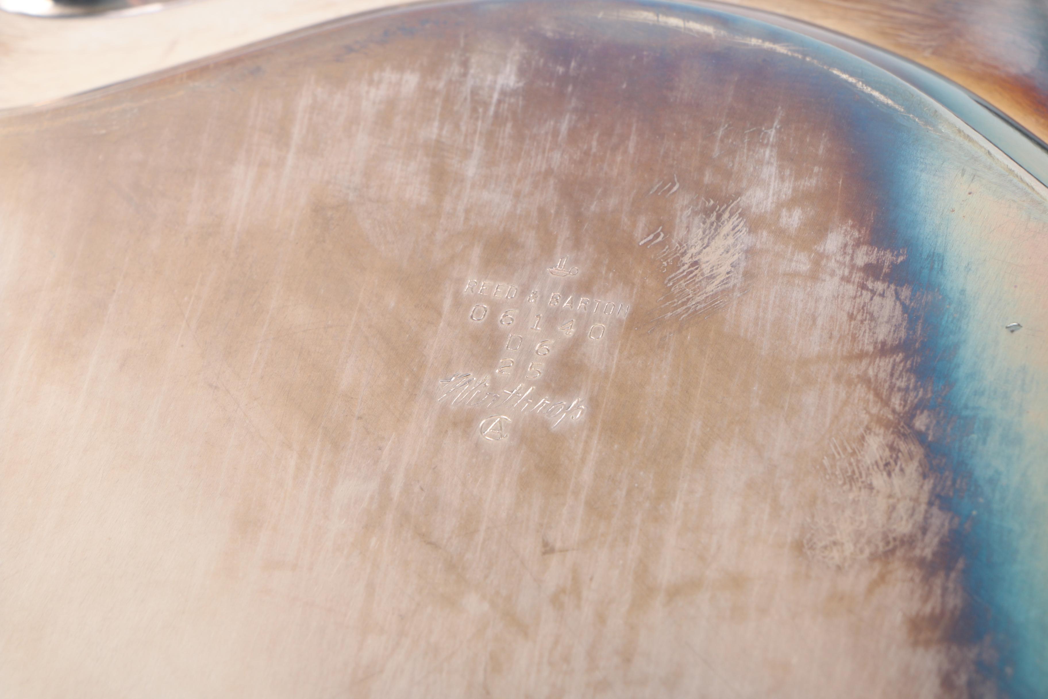 Reed & Barton Silver Plate Waiter Tray in "Winthrop"