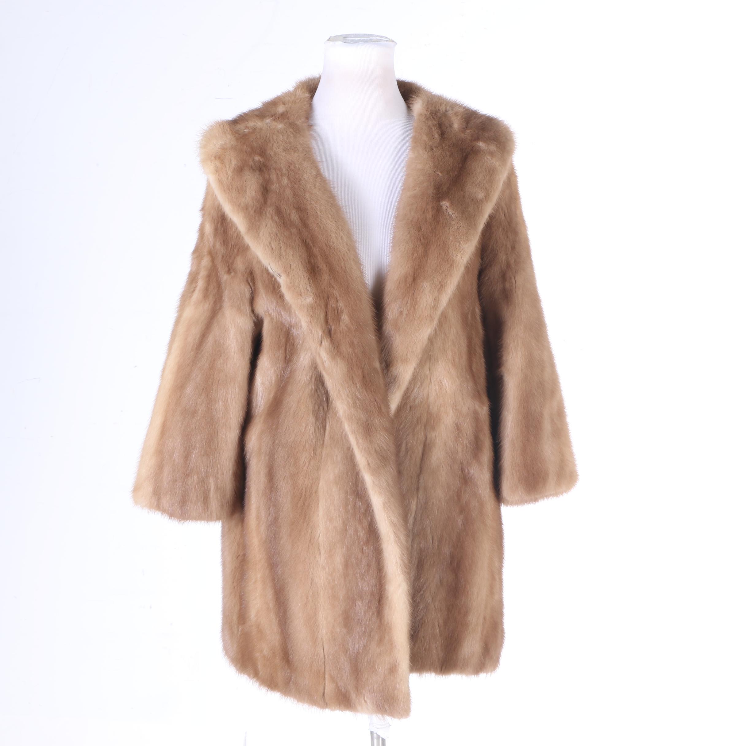 Vintage Mink Fur Coat