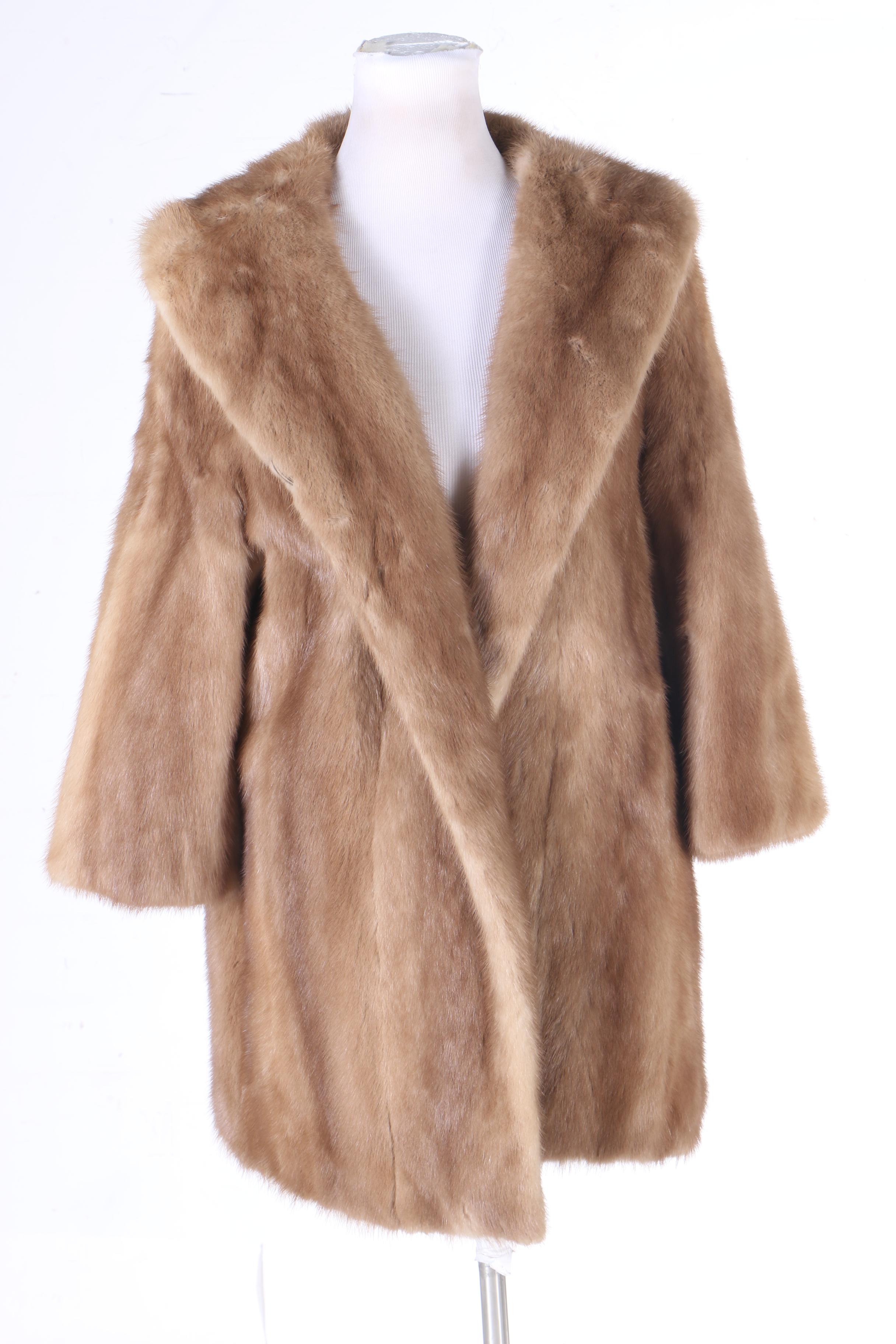 Vintage Mink Fur Coat
