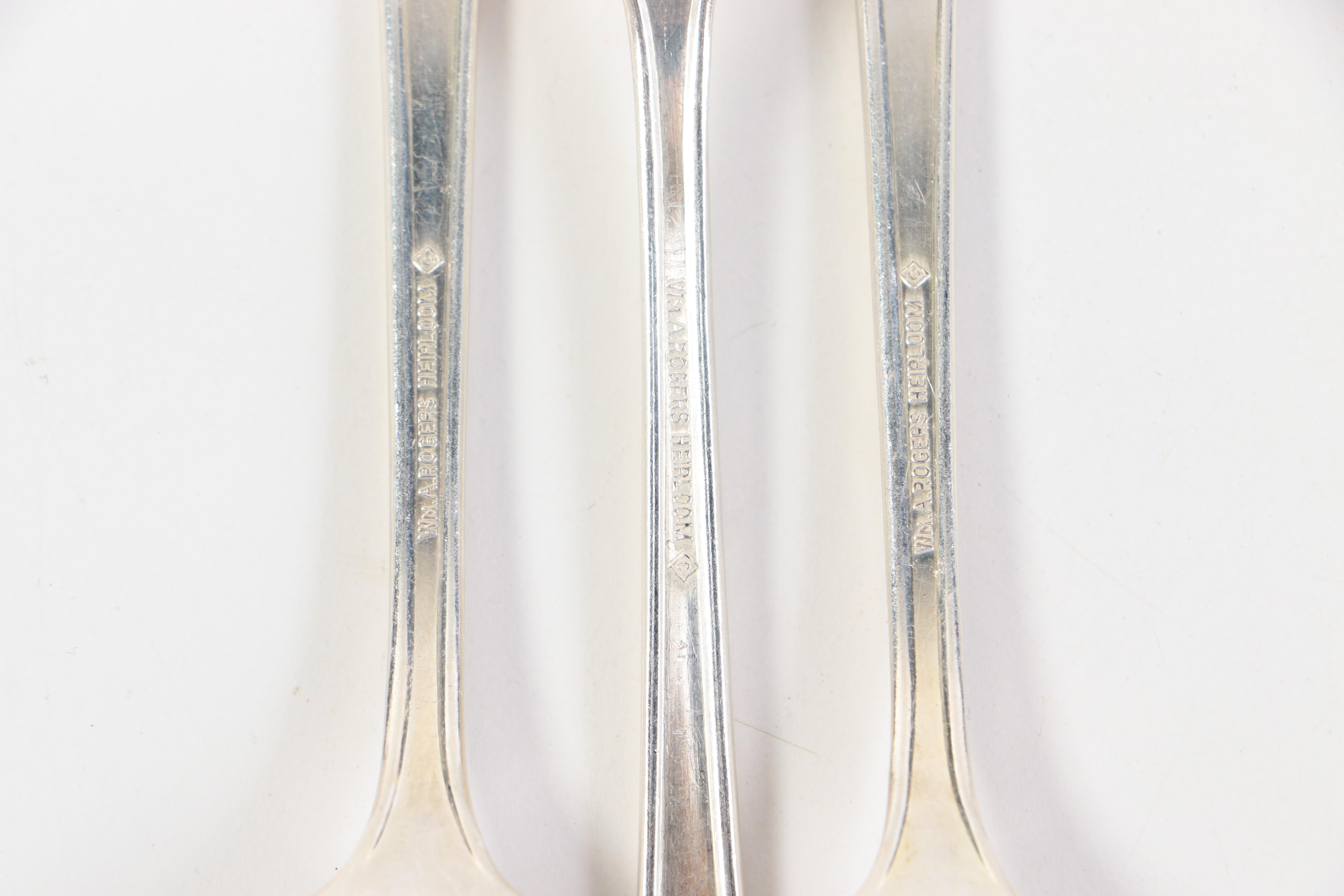 Wm. A. Rogers "Chevron" Silver Plate Flatware
