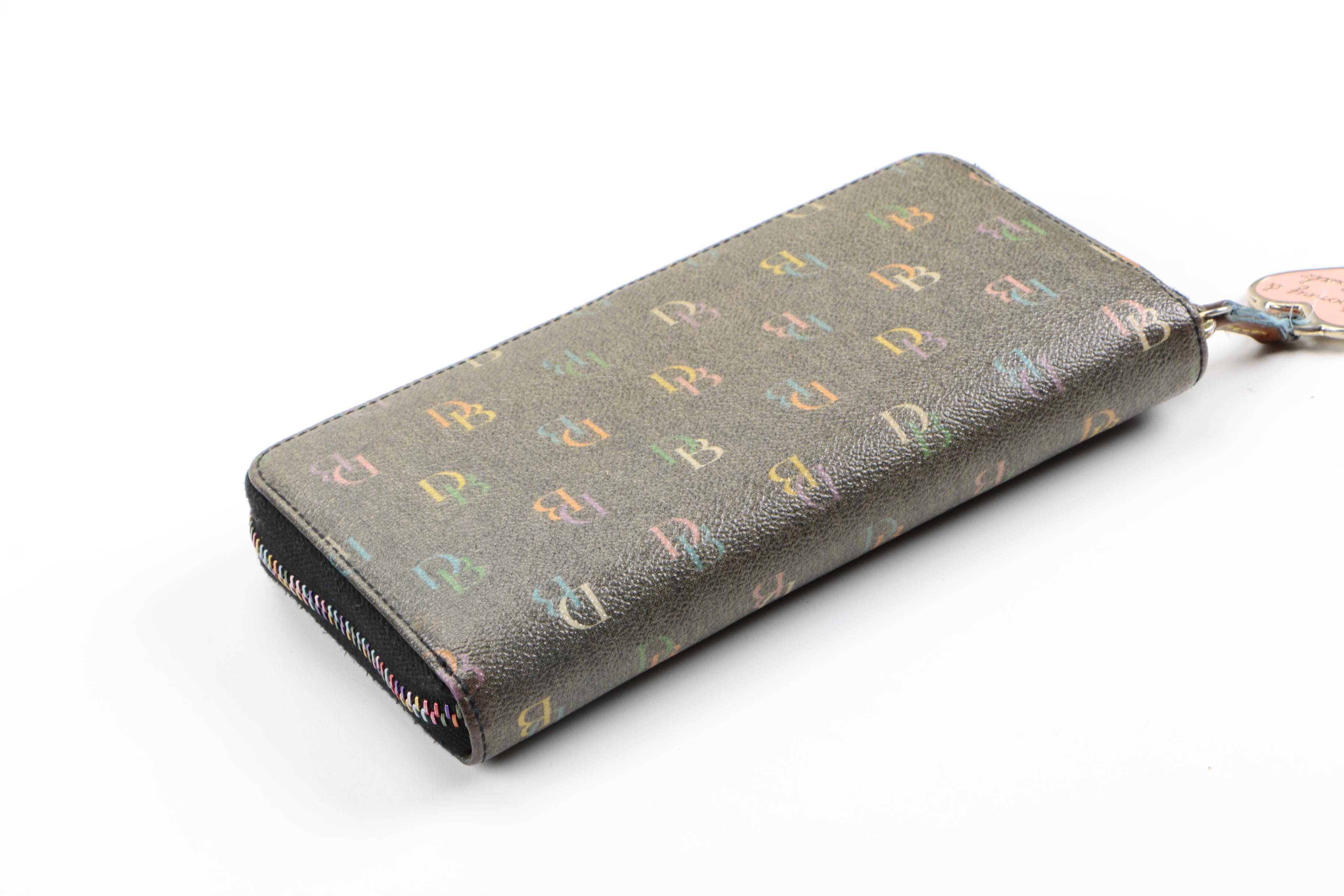 Dooney & Bourke Coated Canvas Handbag and Wallet