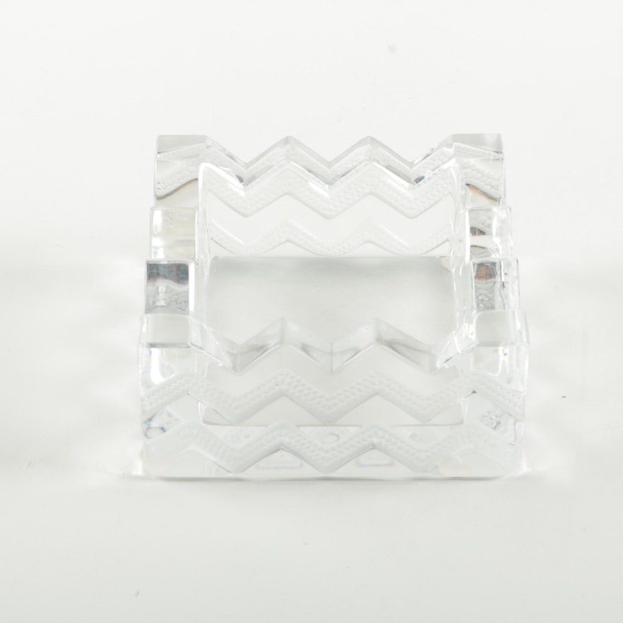 Lalique Crystal "Soudan" Ash Receiver