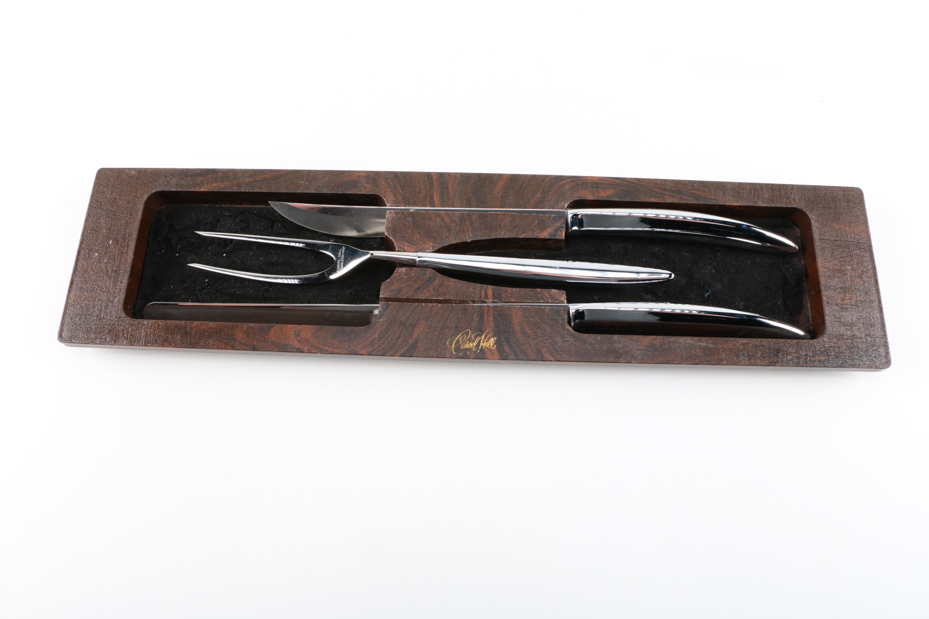 Mid-Century Modern Robeson Shuredge Gourmet Carving Utensil Set