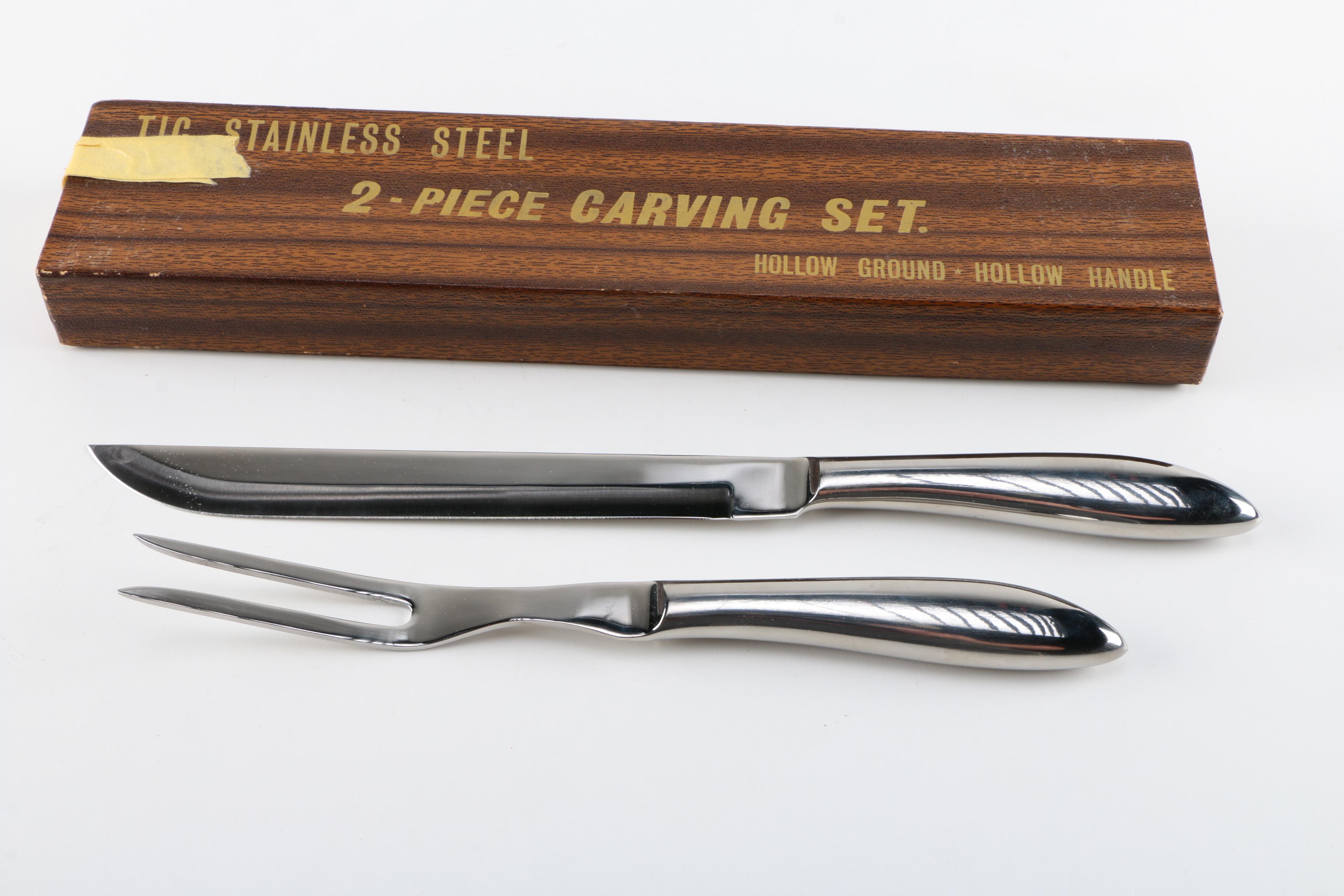 Mid-Century Modern Robeson Shuredge Gourmet Carving Utensil Set