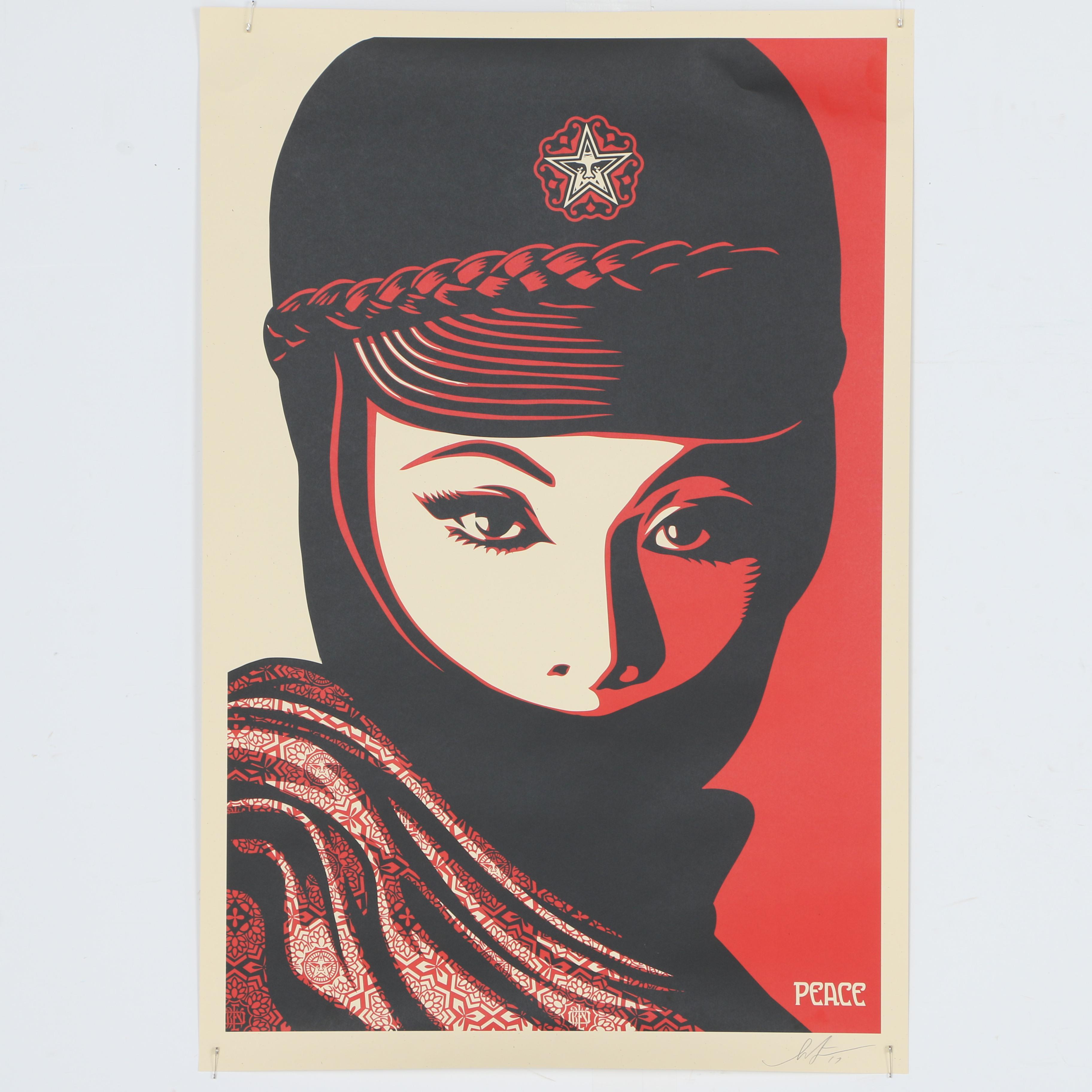 Shepard Fairey Open Edition Offset Poster "Mujer Fatale"