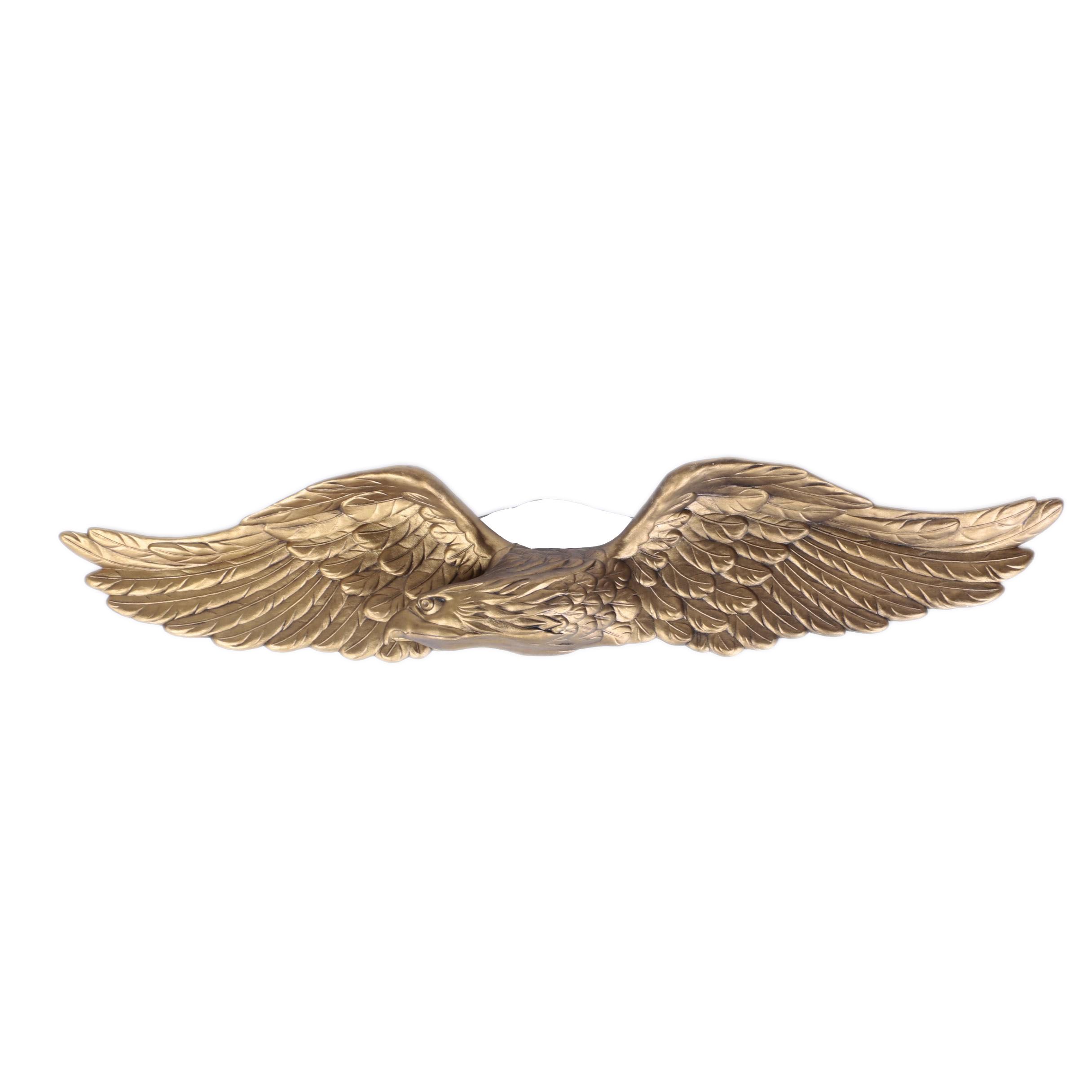 Brass Tone Eagle Wall Hanging