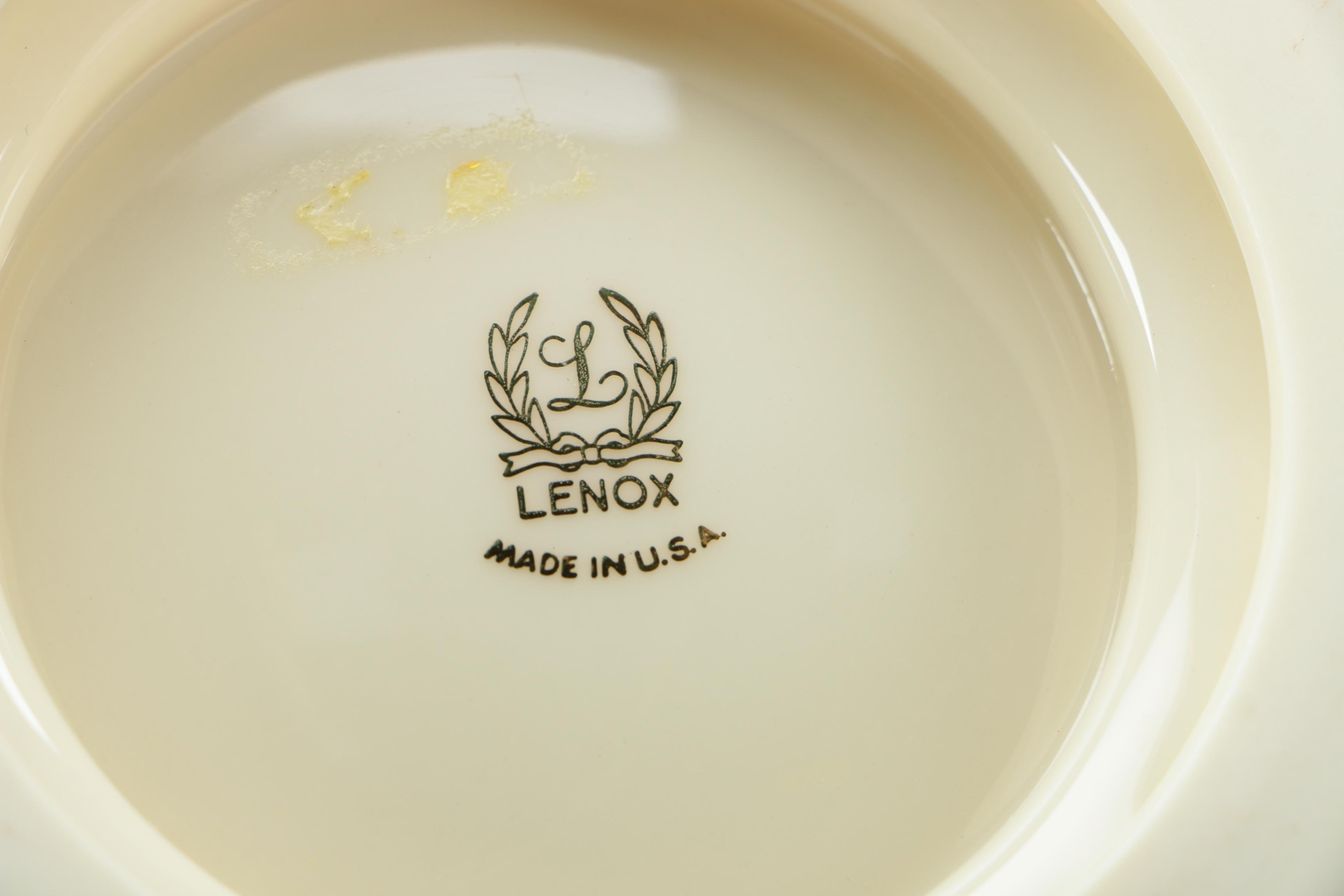 Assorted Lenox Tableware
