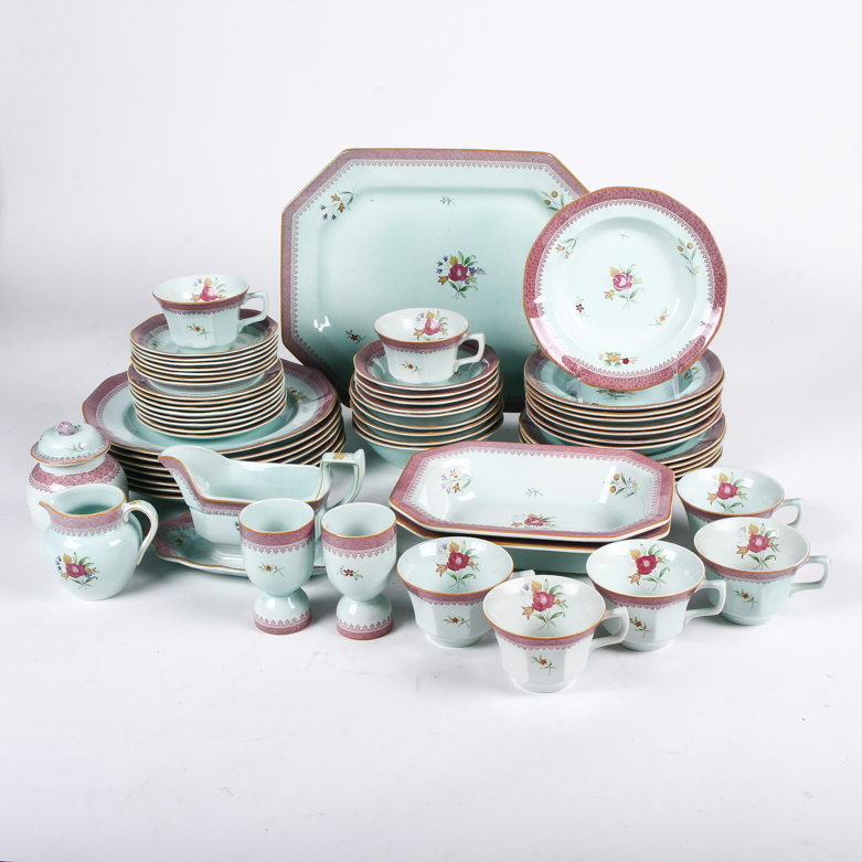 Collection of Adams "Lowestoft" English Ironstone Dishes