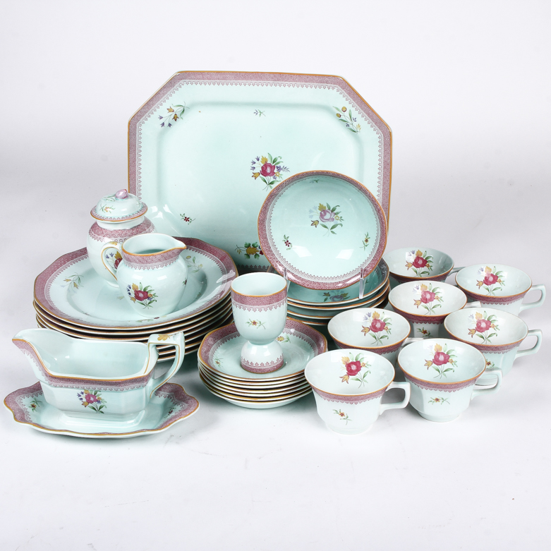 Collection of Adams "Lowestoft" English Ironstone Dishes