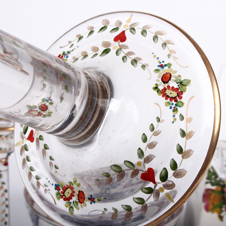 Floral Themed Bowls, Candle Holders, and Vase