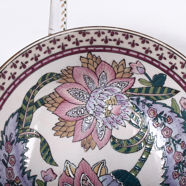 Floral Themed Bowls, Candle Holders, and Vase