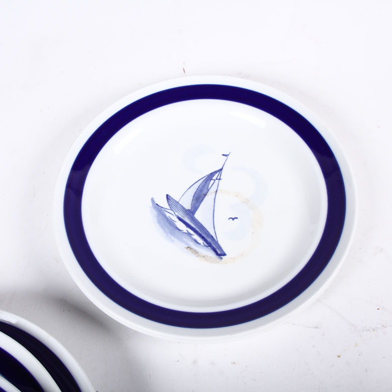 Wedgwood Jasperware and Arabia of Finland Nautical Themed Plates