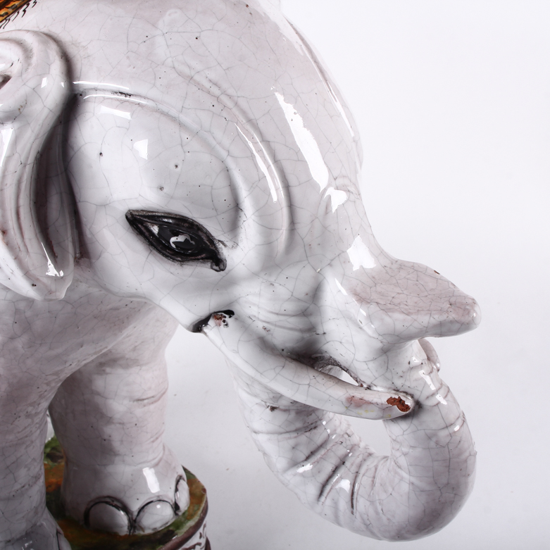 Vintage Ceramic Elephant Stand