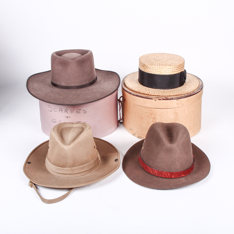 Men's Boater, Outback and Fedora Hats