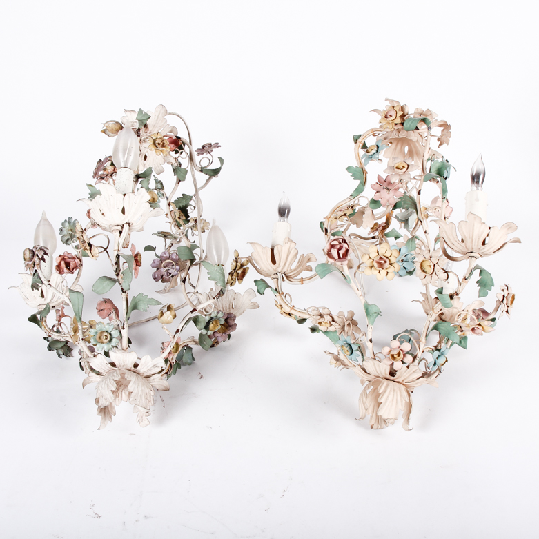 Italian Tole Chandeliers