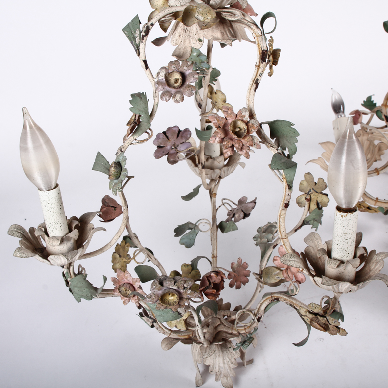Italian Tole Chandeliers