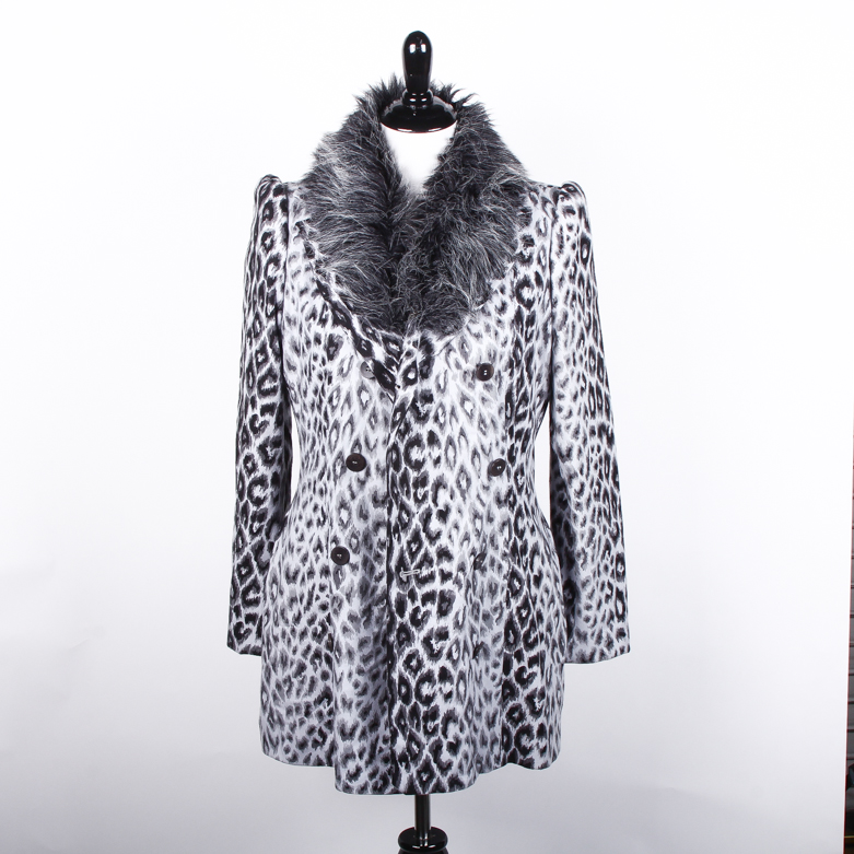 Moschino Cheap and Chic Leopard Print Jacket