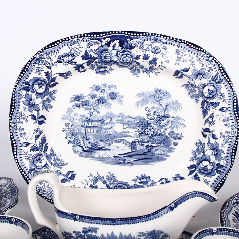 Collection of Royal Staffordshire "Tonquin" Tableware by Clarice Cliff