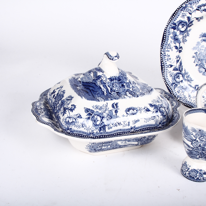 Collection of Royal Staffordshire "Tonquin" Tableware by Clarice Cliff