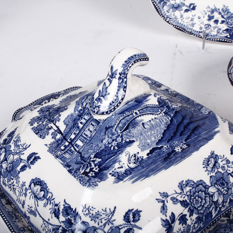 Collection of Royal Staffordshire "Tonquin" Tableware by Clarice Cliff