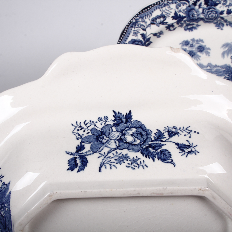Collection of Royal Staffordshire "Tonquin" Tableware by Clarice Cliff