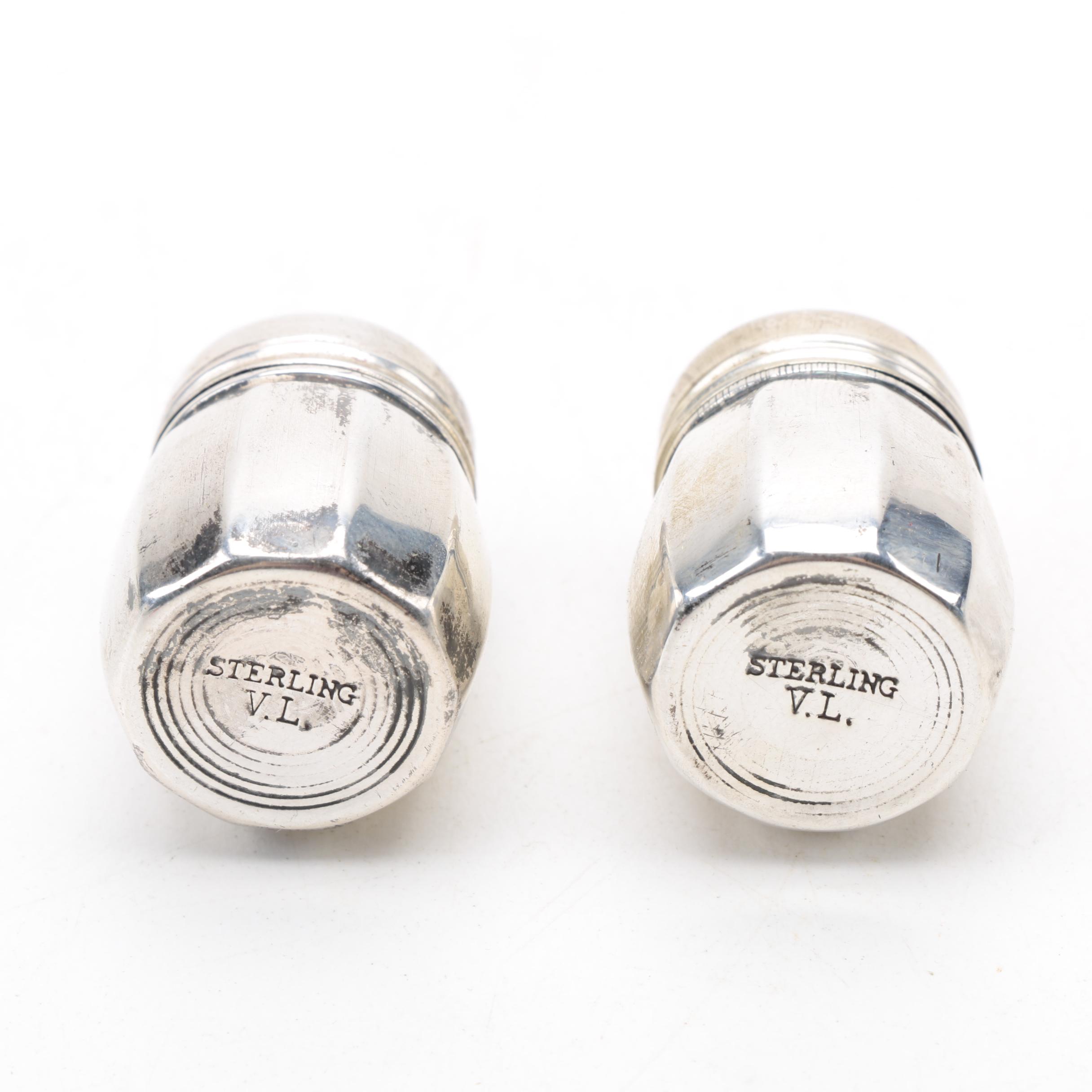 Six-Piece Sterling Silver Shaker Set