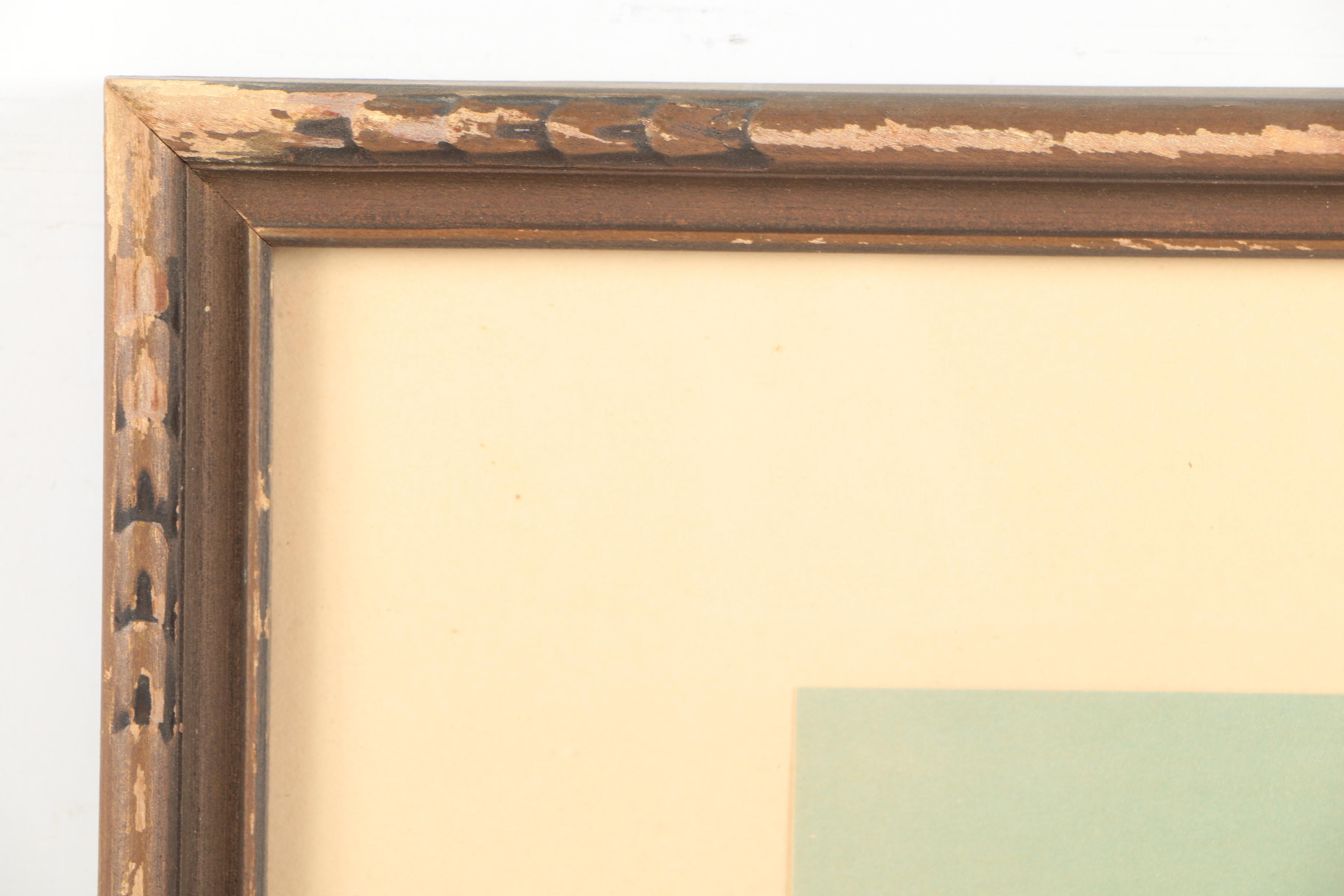 Pair of Collotype Reproductions on Paper After Wallace Nutting Photographs