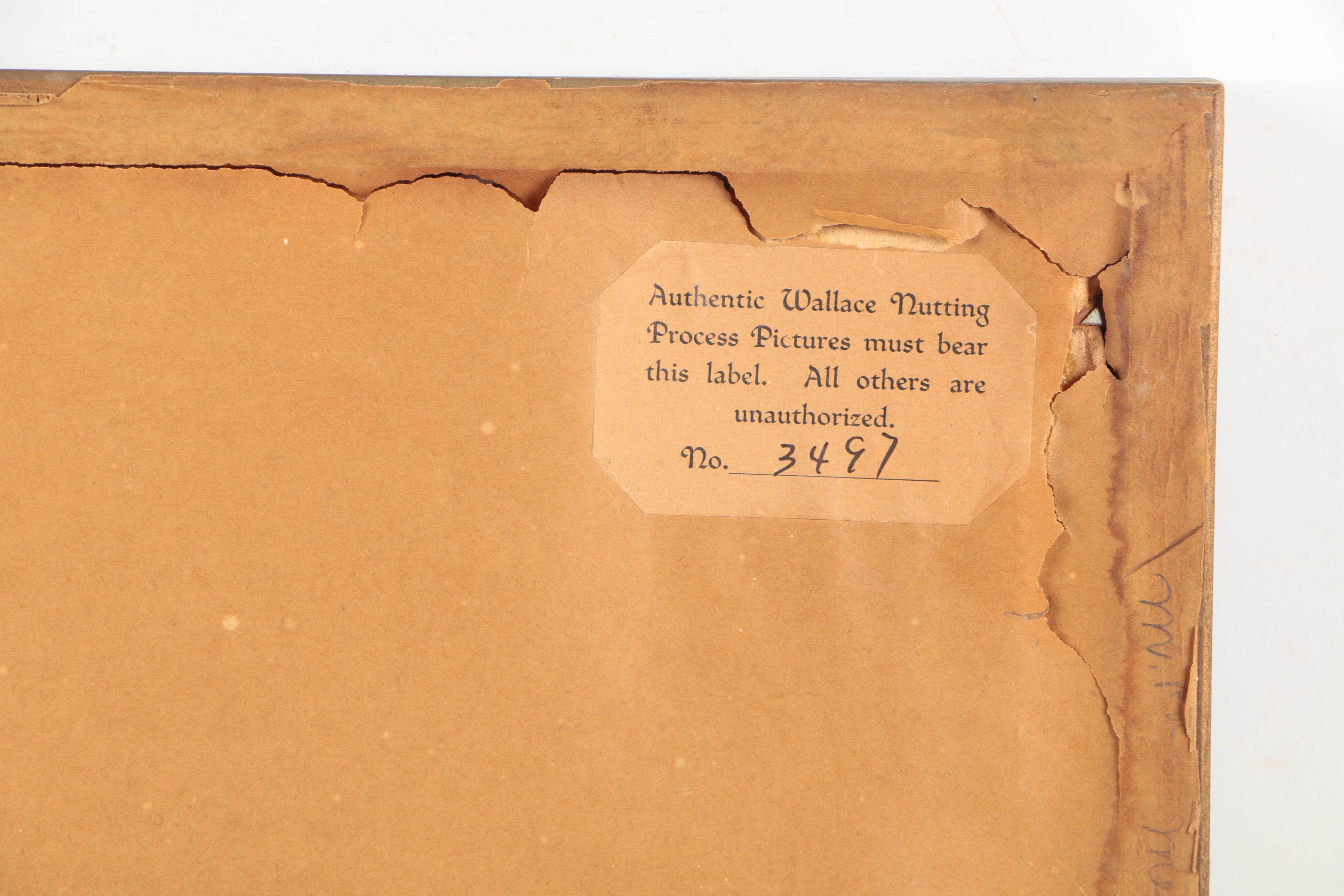 Pair of Collotype Reproductions on Paper After Wallace Nutting Photographs