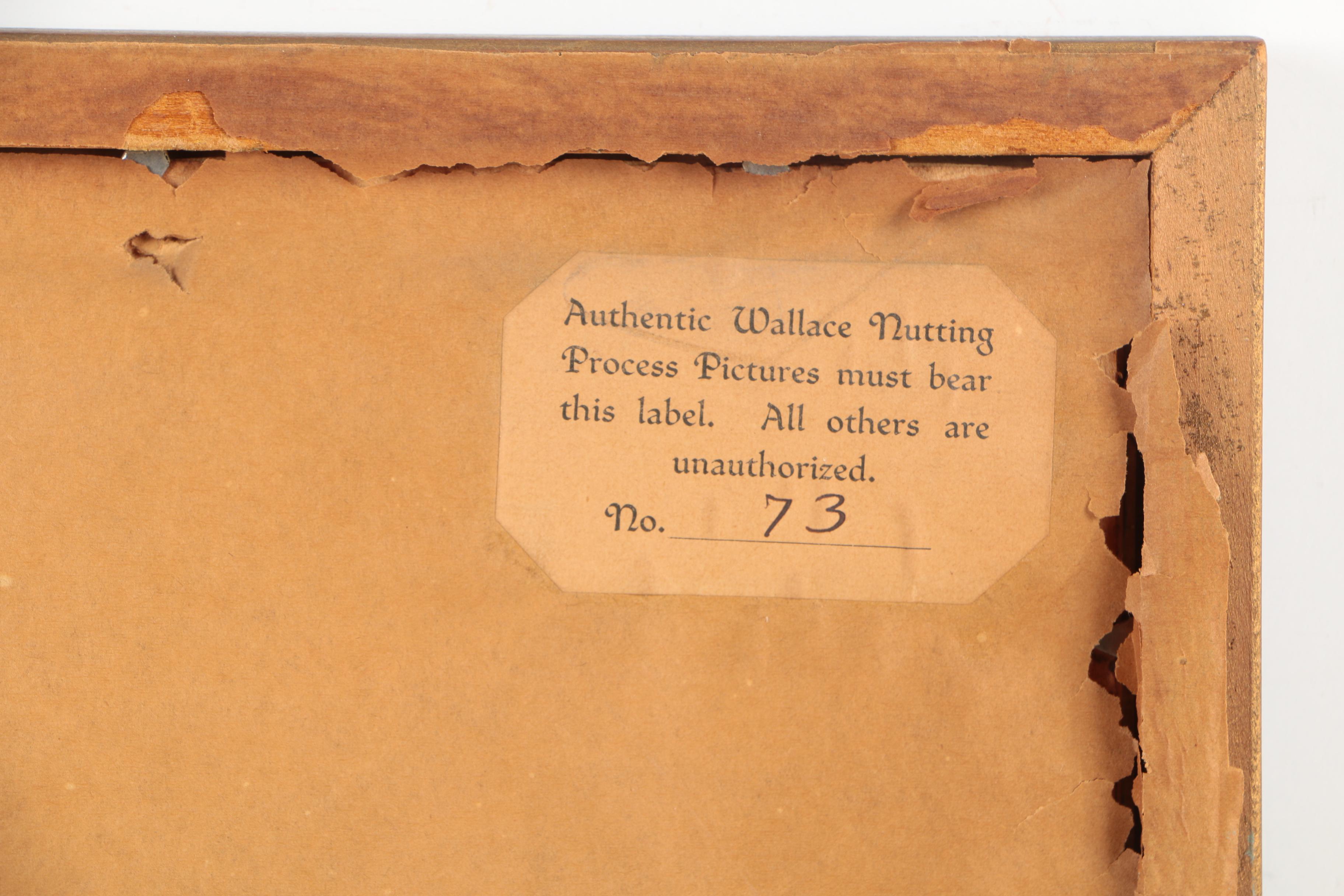 Pair of Collotype Reproductions on Paper After Wallace Nutting Photographs