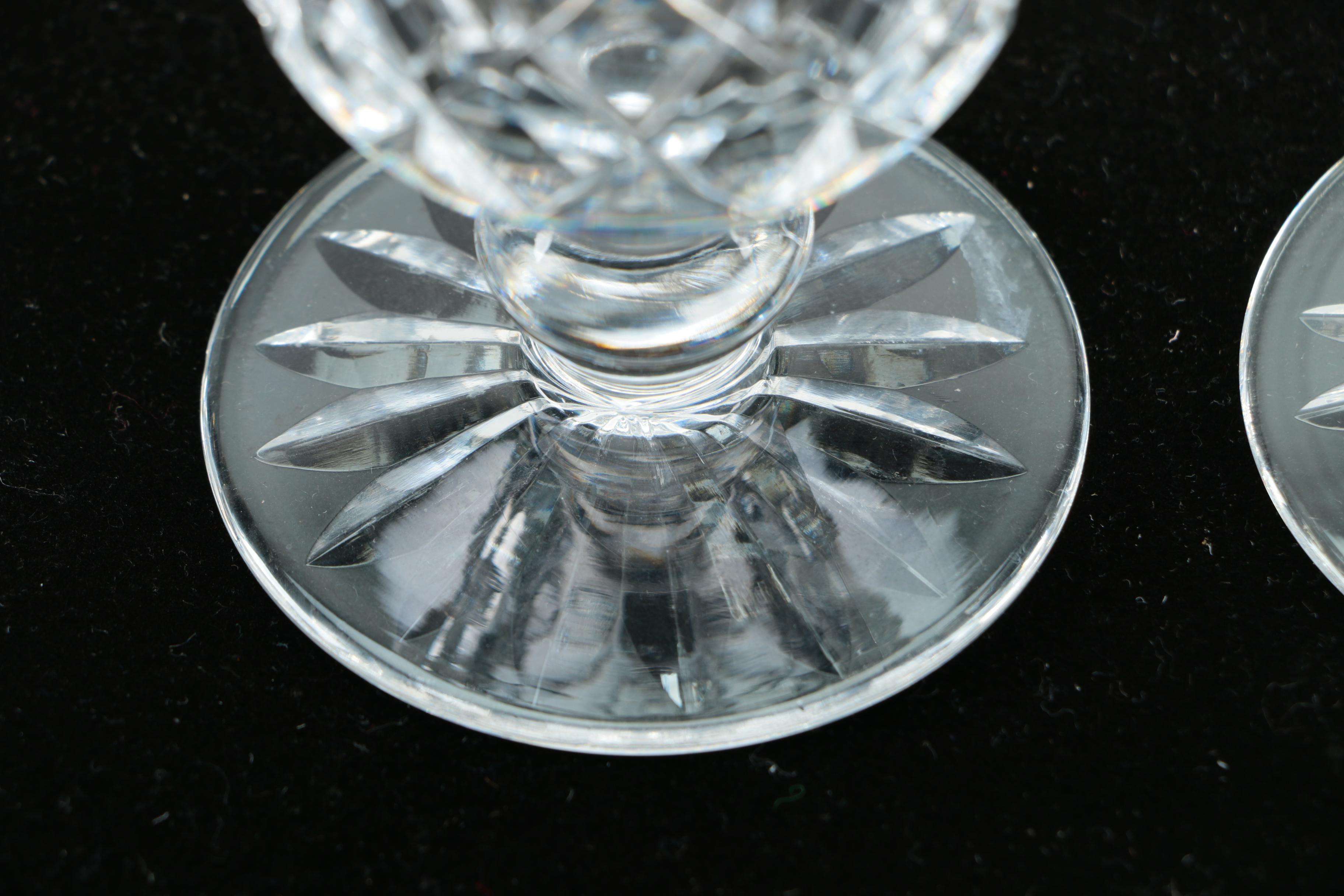 Waterford Crystal "Lismore" Silver Plated Salt and Pepper Shakers