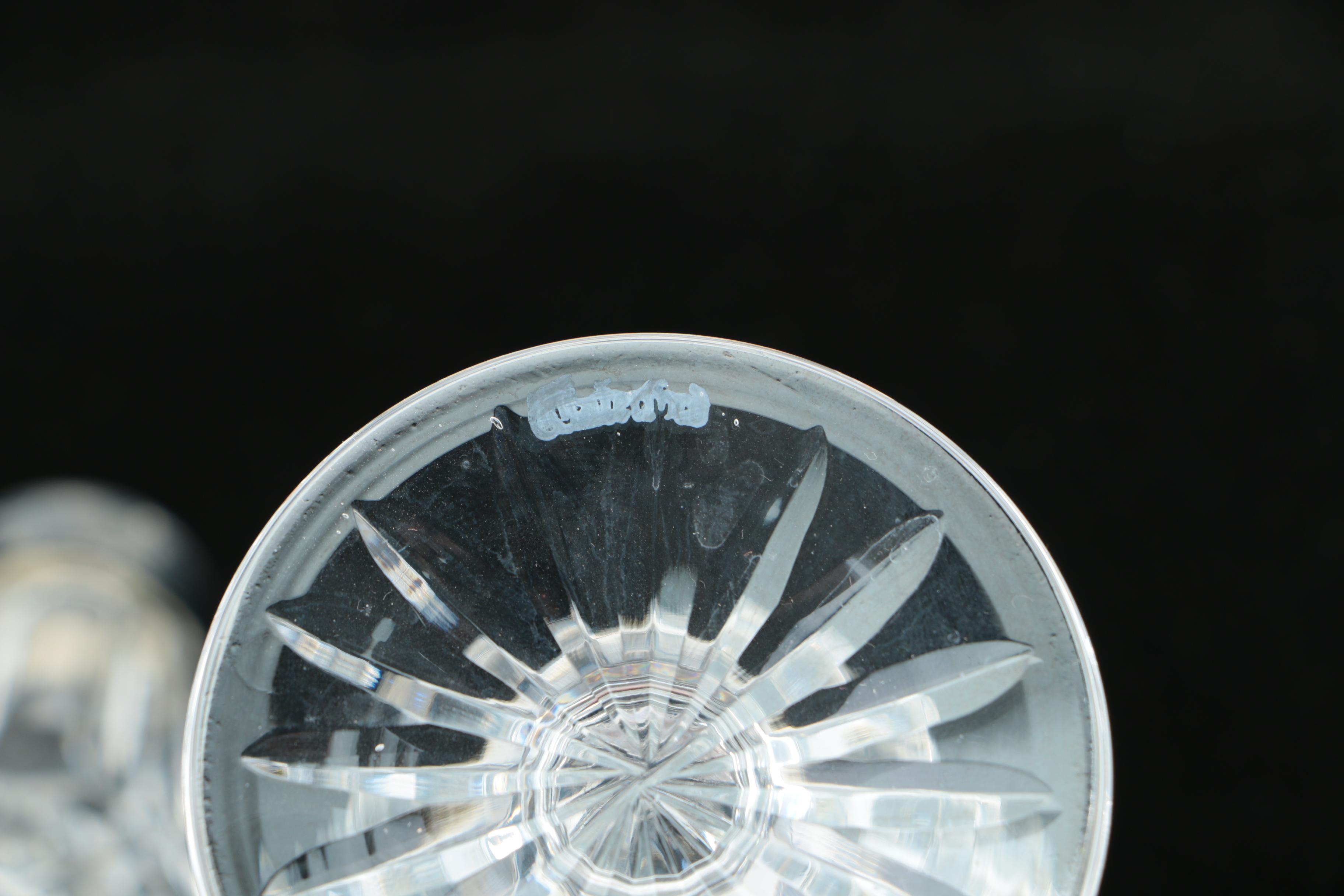 Waterford Crystal "Lismore" Silver Plated Salt and Pepper Shakers