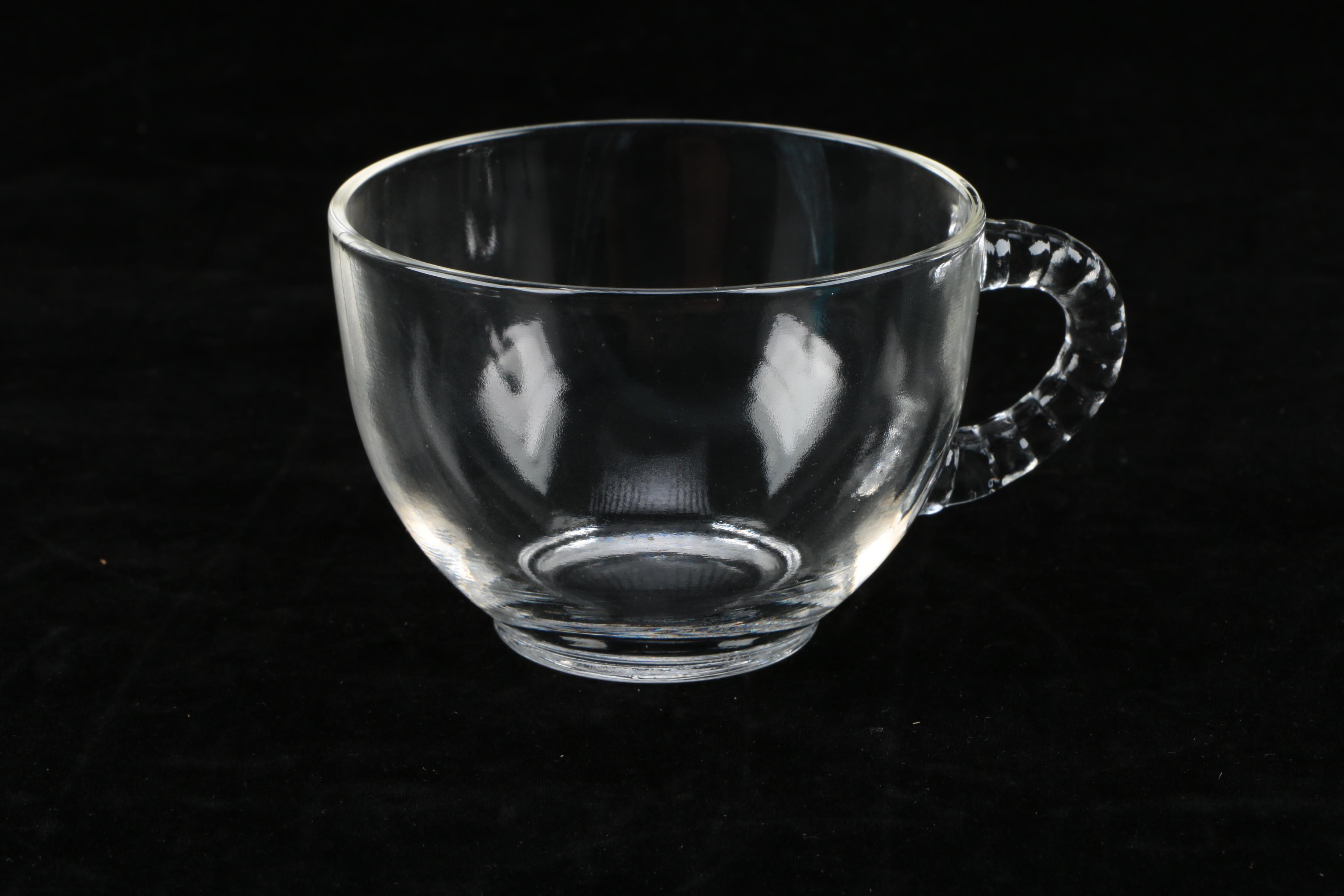 Collection of Glass Snack Sets and Vase