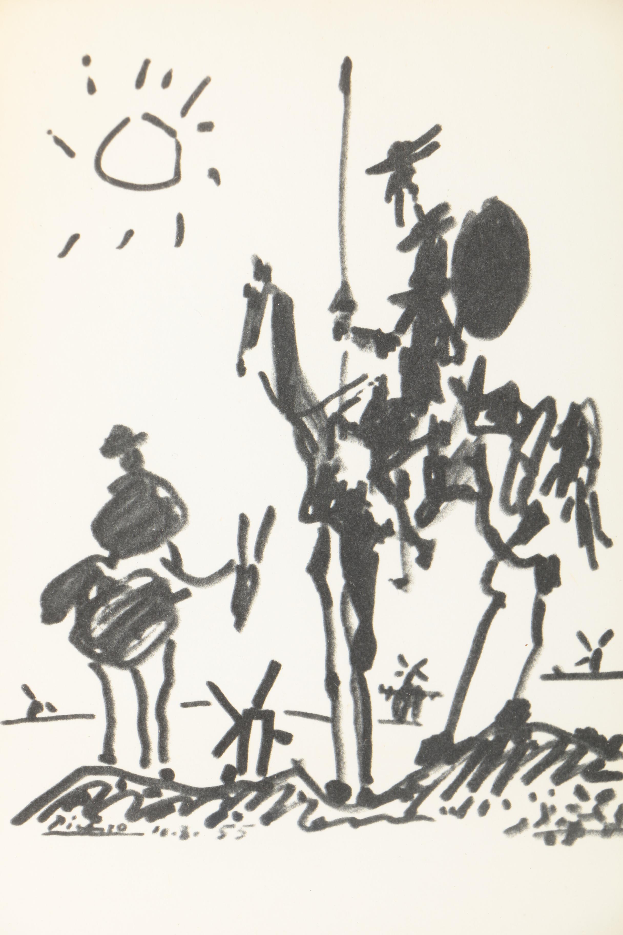 Lithographic Reproductions After Picasso's "Don Quixote" and "Flute Player"