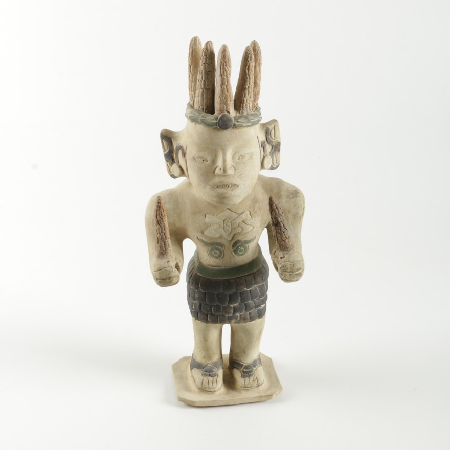 Mayan Inspired Figurine