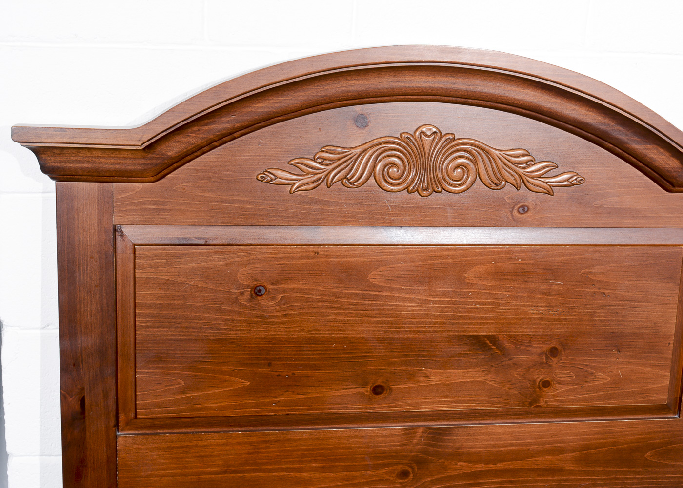 Pine King Size Headboard and Bed Frame