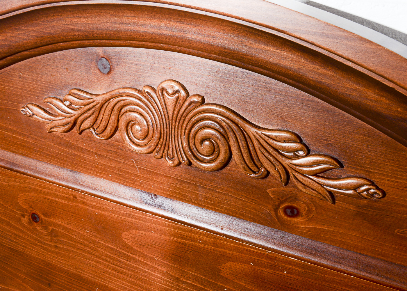 Pine King Size Headboard and Bed Frame